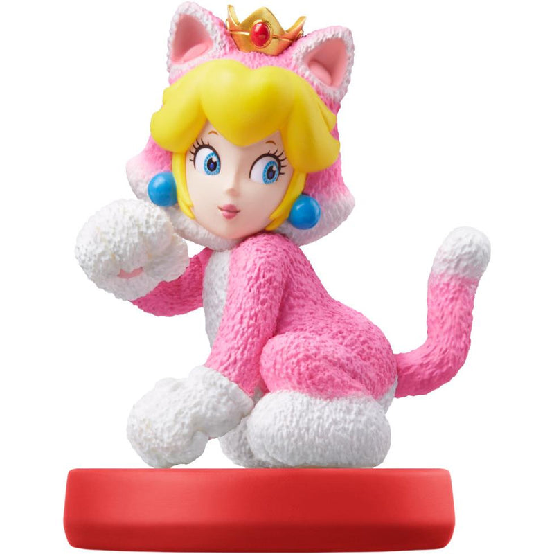 cat peach plush