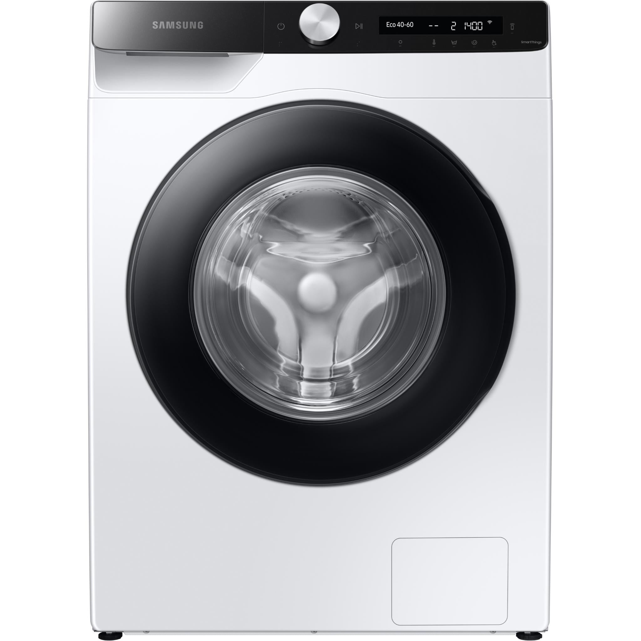 samsung ww85t504dae 8.5kg a.i personalised bubblewash front load washer (white)