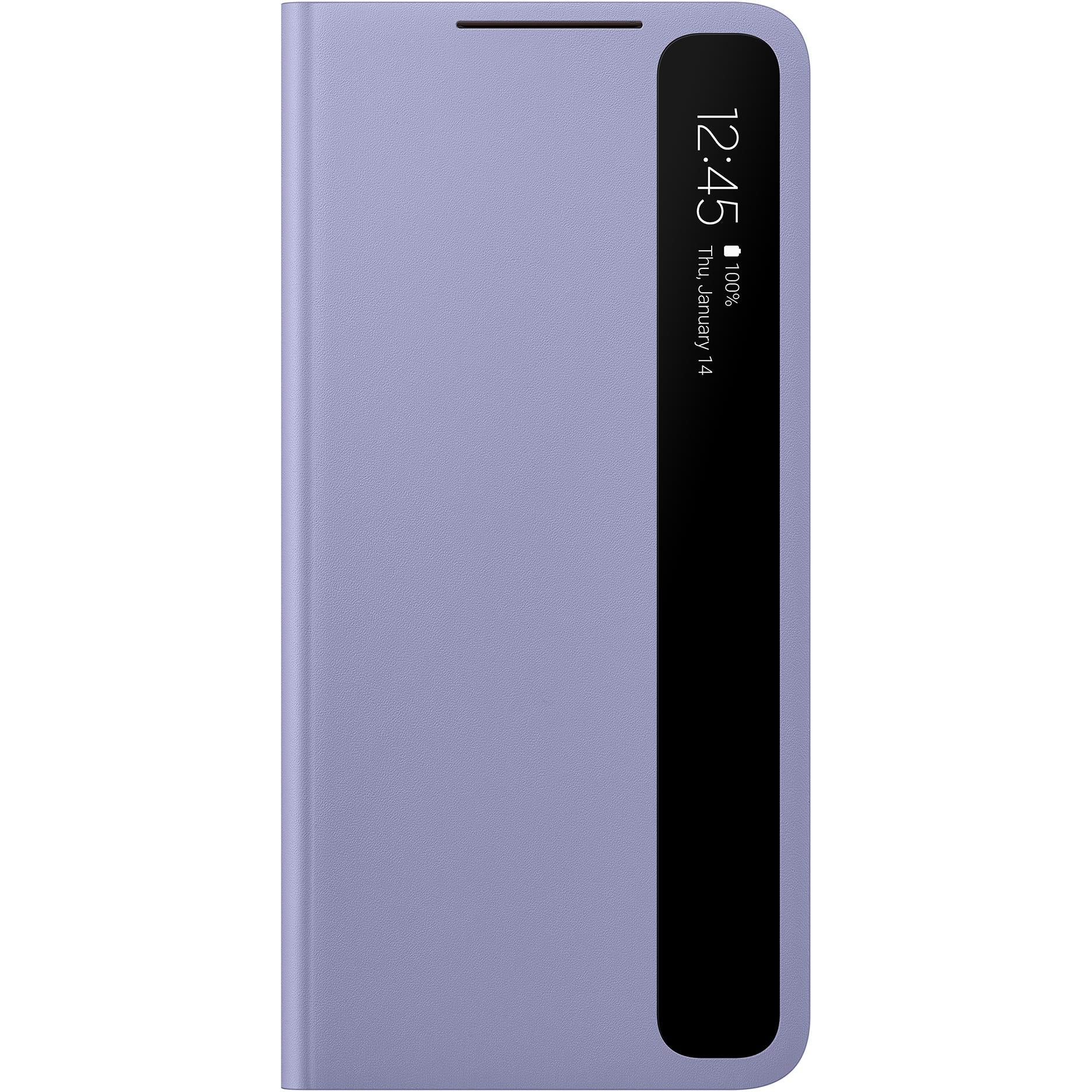 samsung smart clear view case for galaxy s21+ (violet)