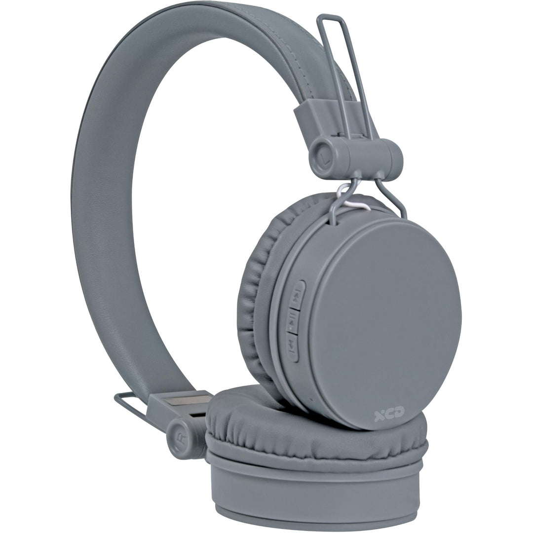 XCD Bluetooth OverEar Headphones (Grey) JB HiFi