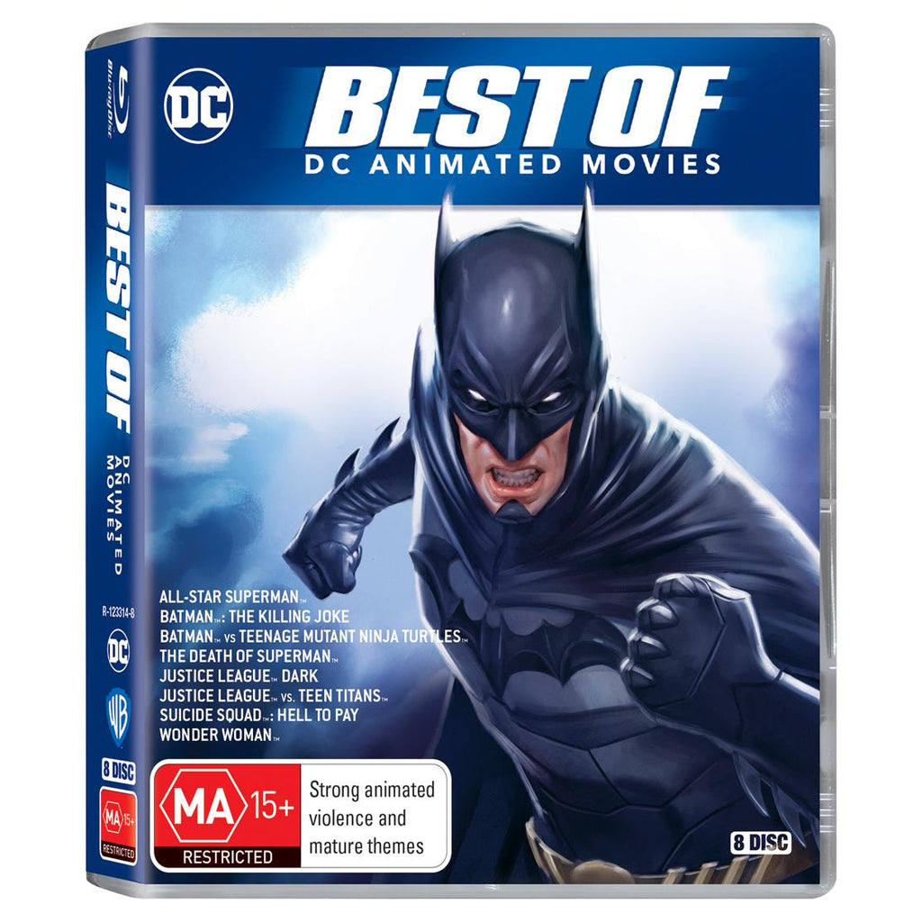 Best of DC Animated Movies 8-Film Collection - JB Hi-Fi