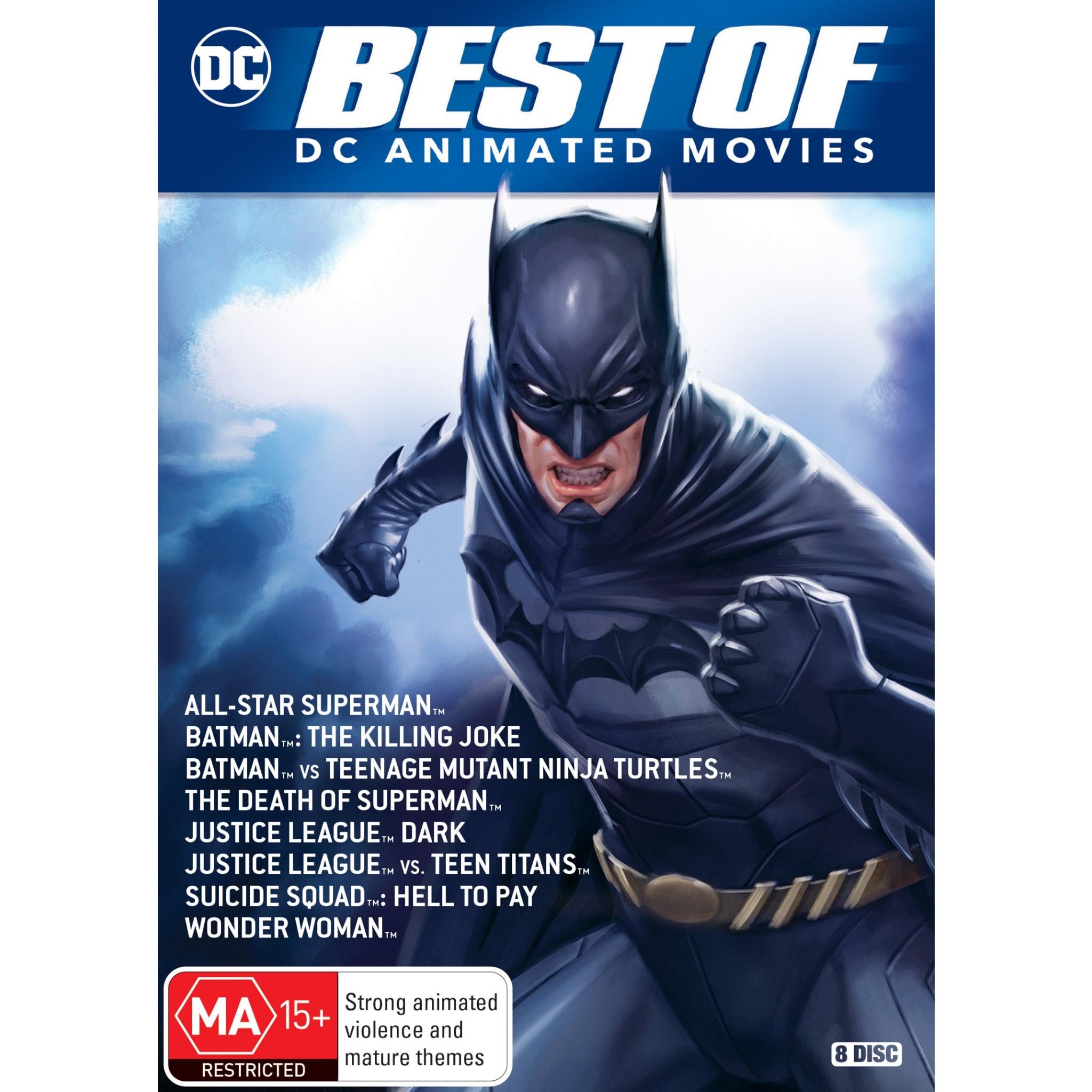 best of dc animated movies 8-film collection