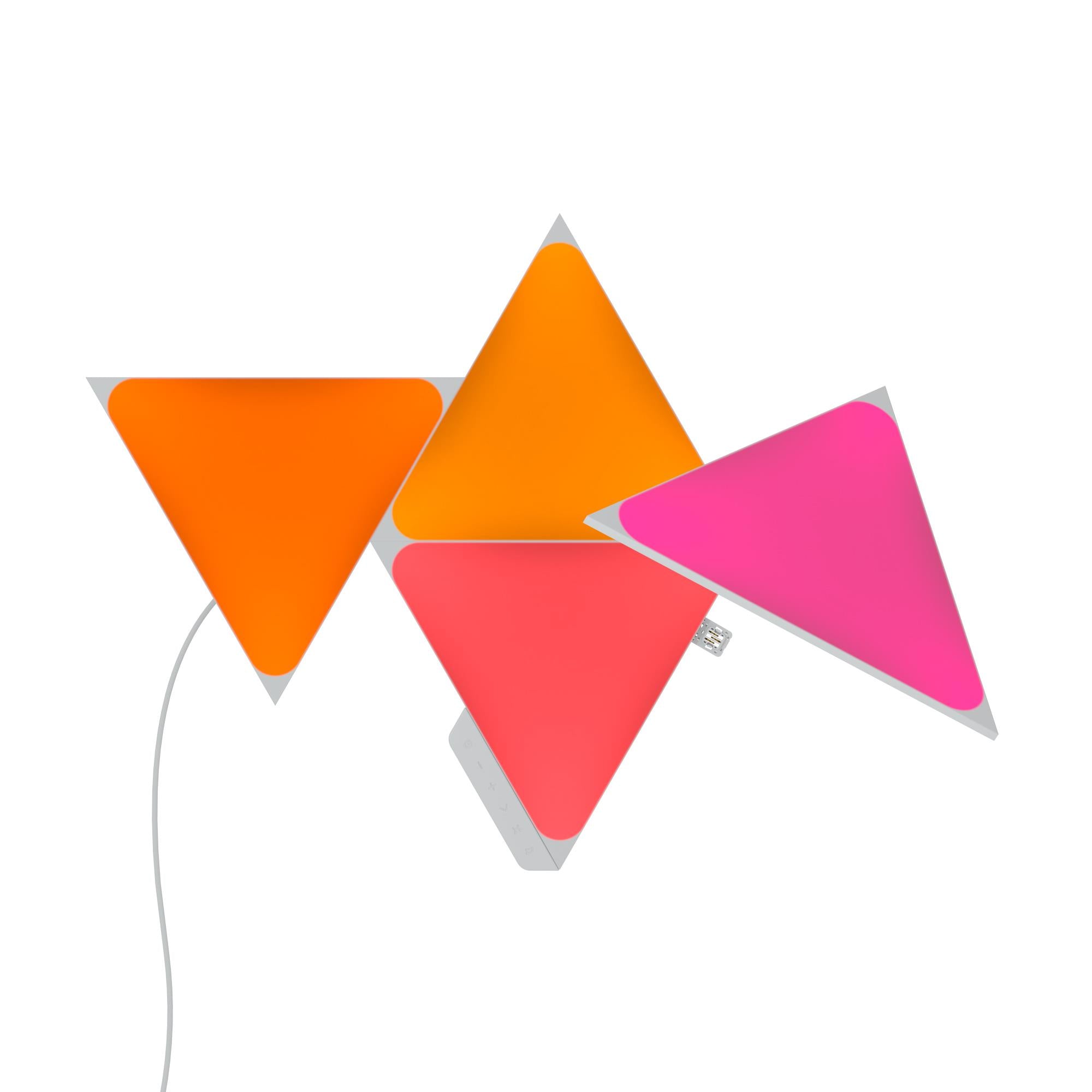 nanoleaf shapes triangles starter kit (4 pack)