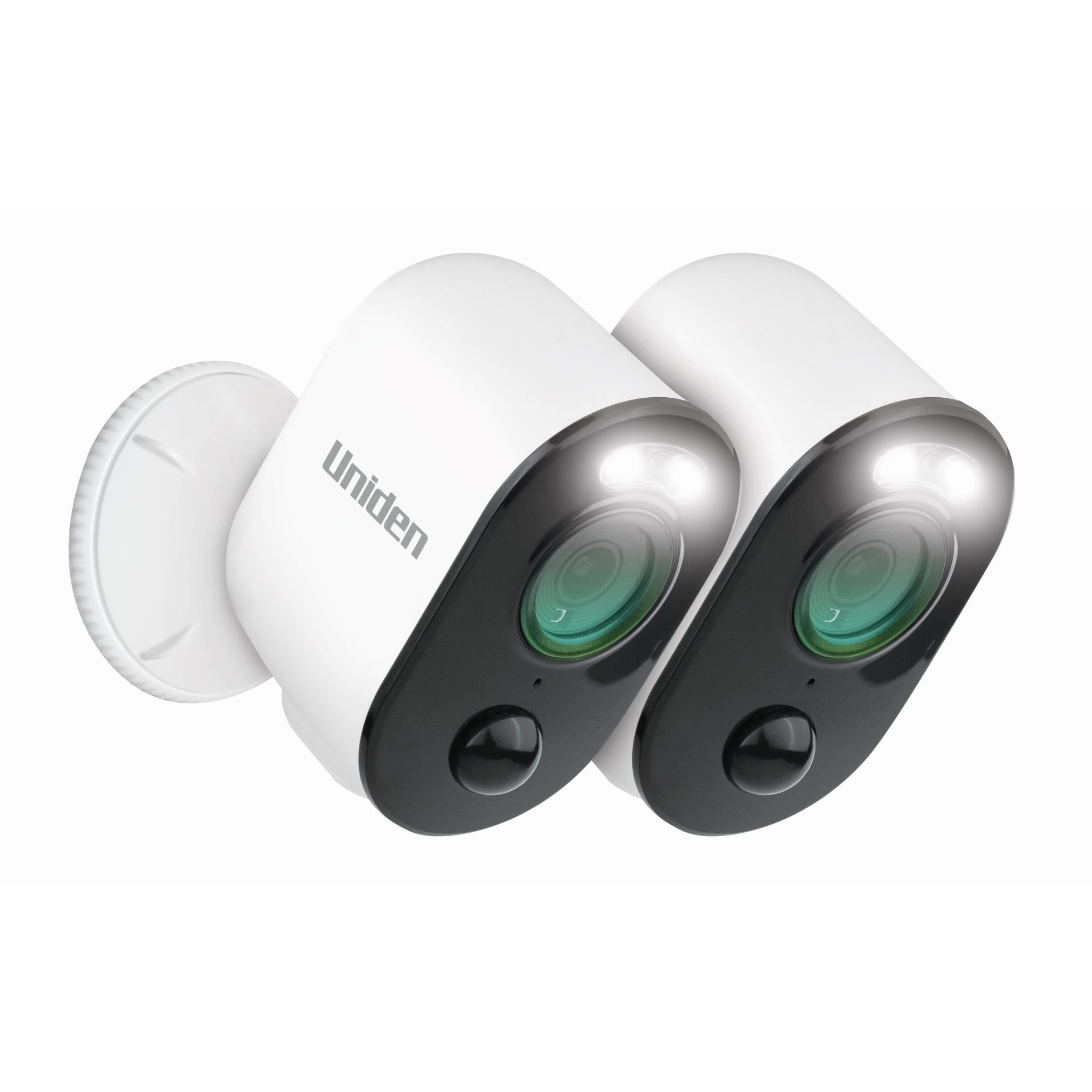uniden app cam solo pro wirefree security camera (twin pack)