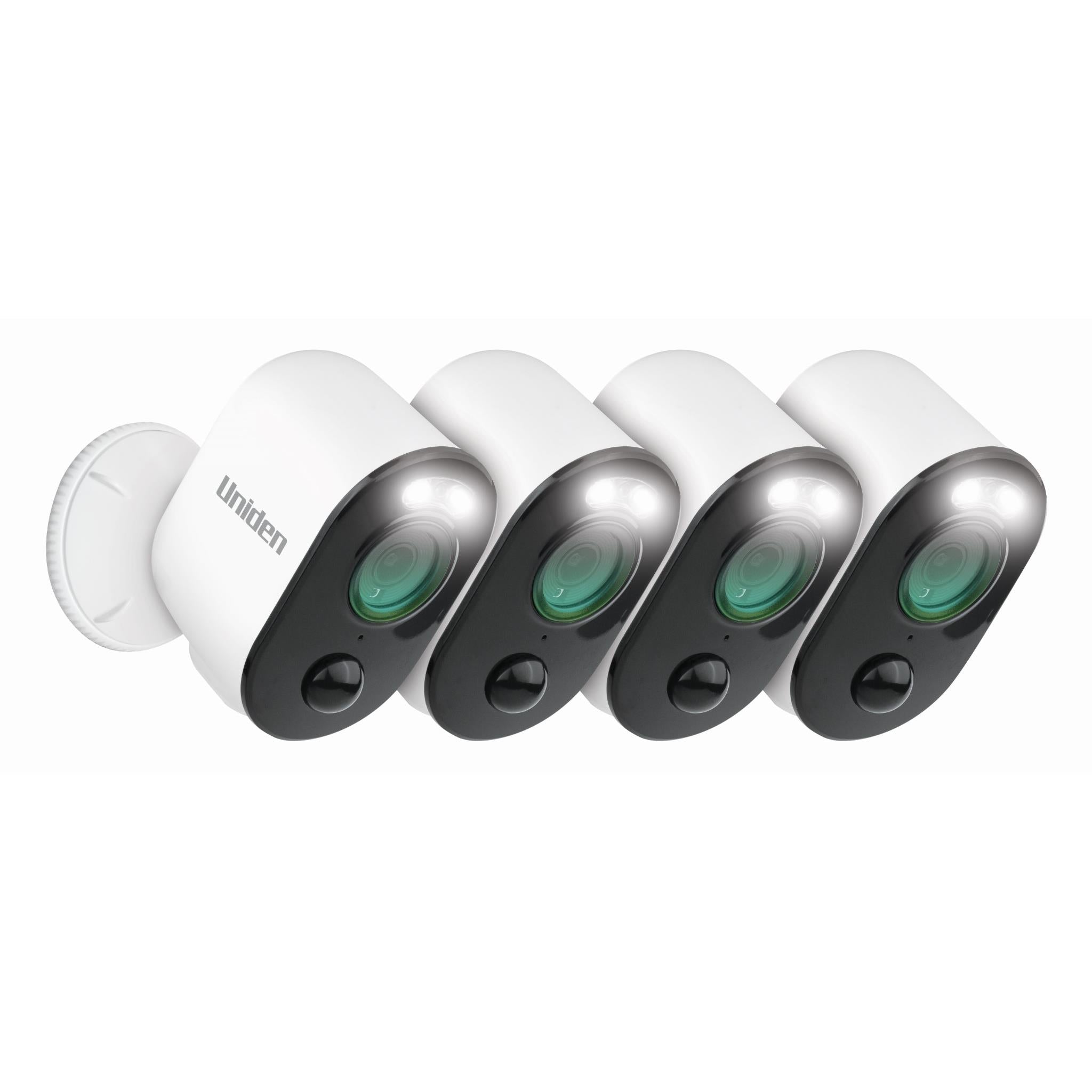 uniden app cam solo pro wirefree security camera (quad pack)