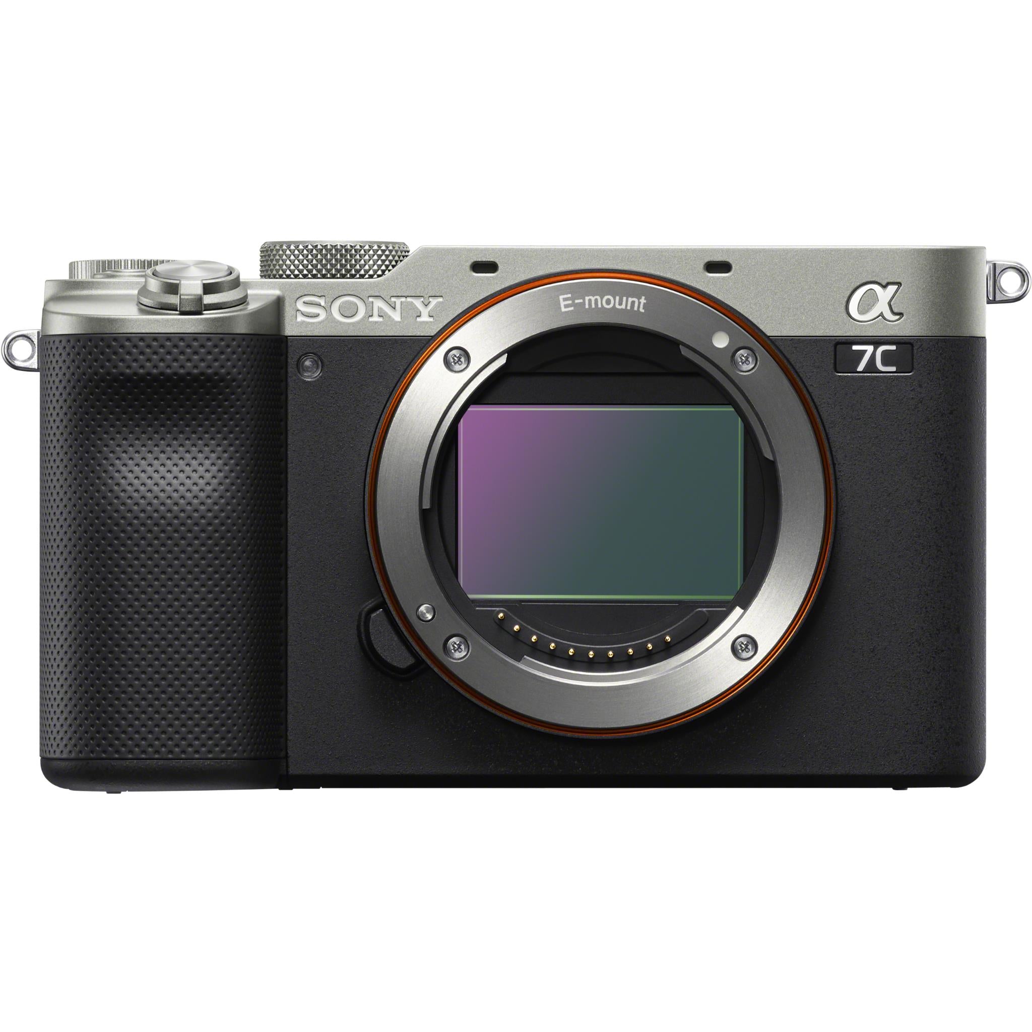 sony alpha a7c full frame mirrorless camera [body only] (silver)