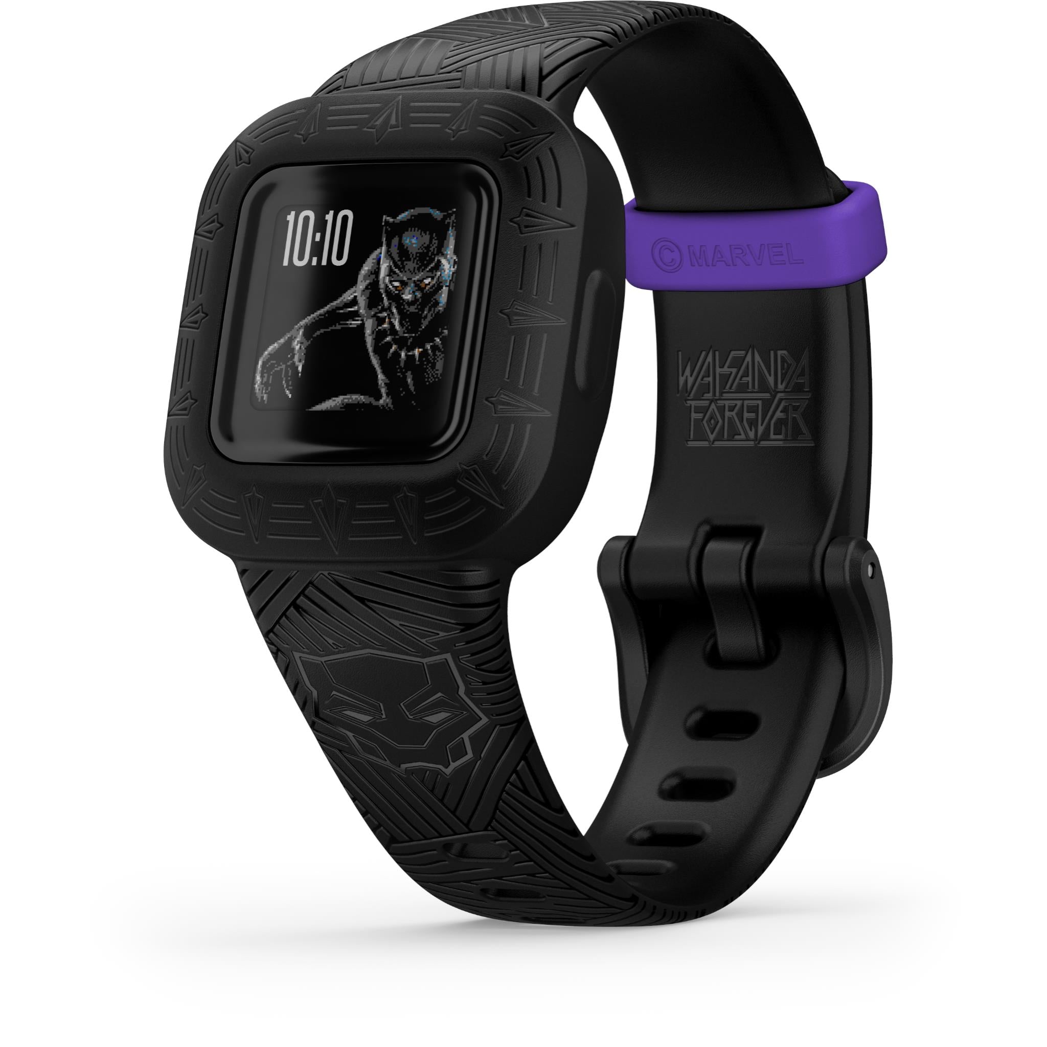 garmin vivofit jr. 3 fitness trackers (black panther)