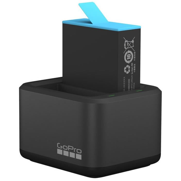 gopro dual battery charger + battery (hero9 black)
