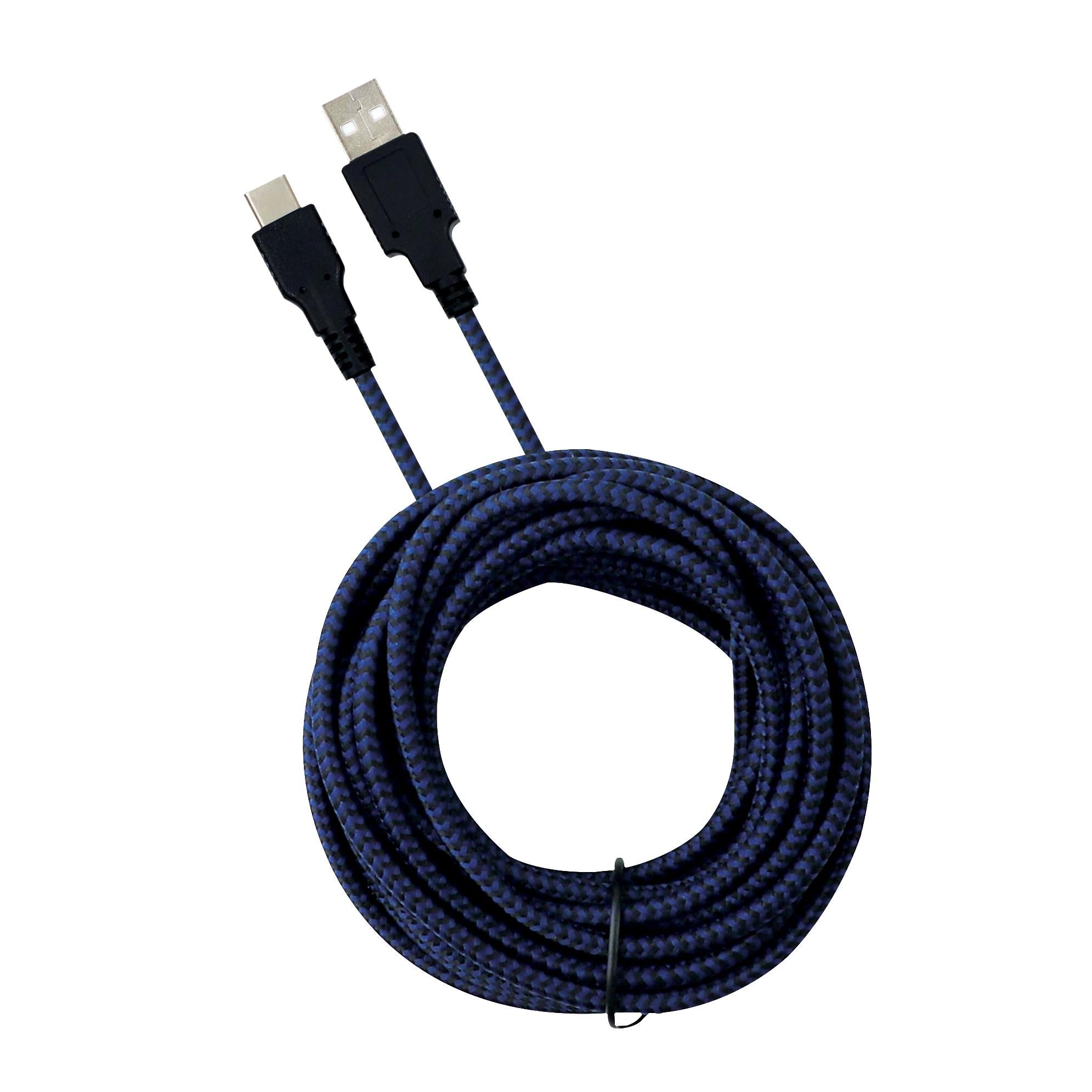 3rd earth 5m charge & play usb cable for playstation 5™