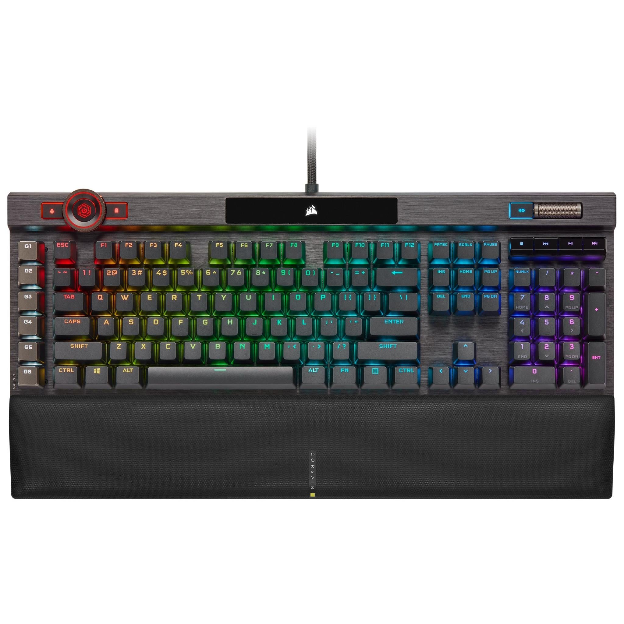 corsair k100 rgb mechanical gaming keyboard (opx optical))