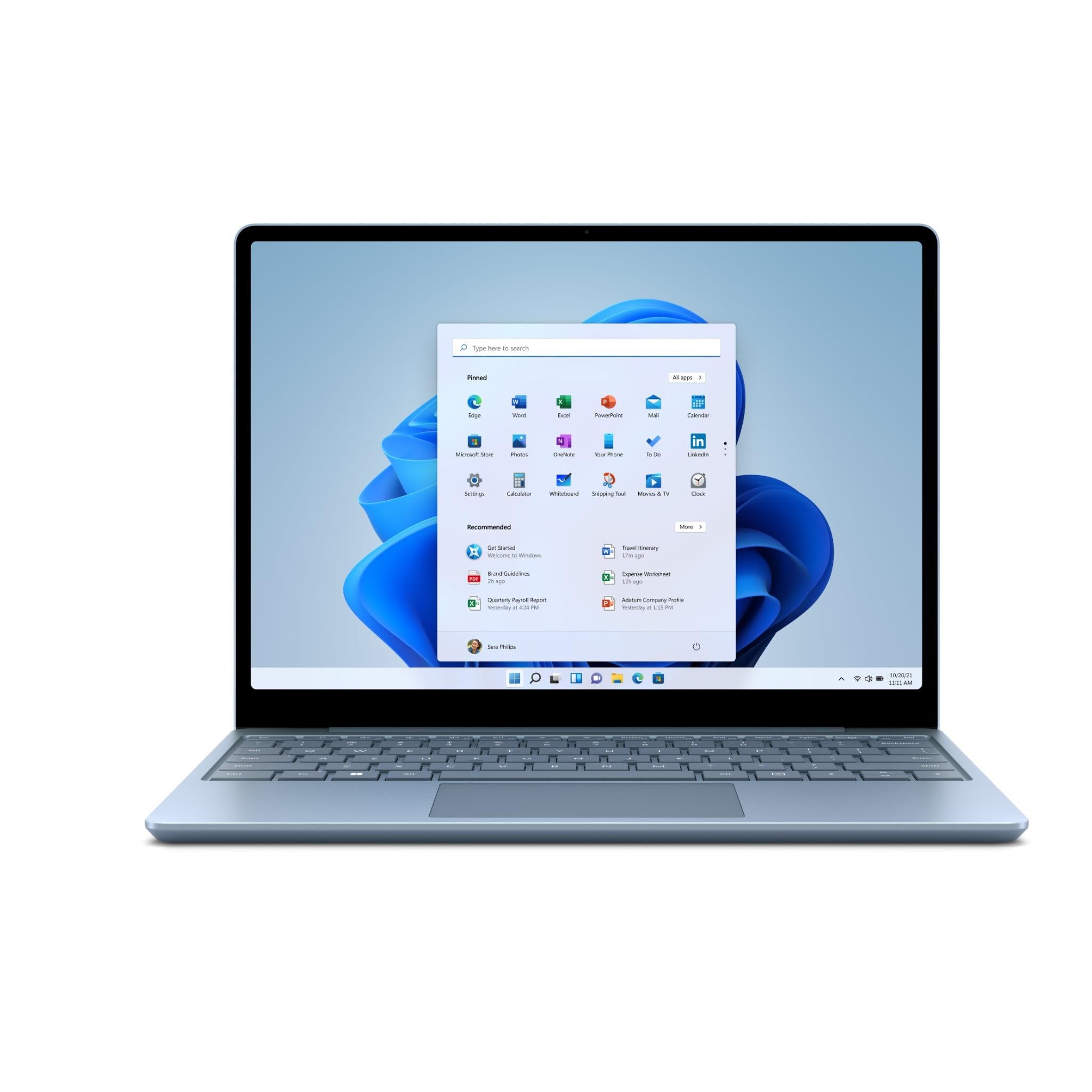 microsoft surface laptop go 12.5" i5 128gb (ice blue)