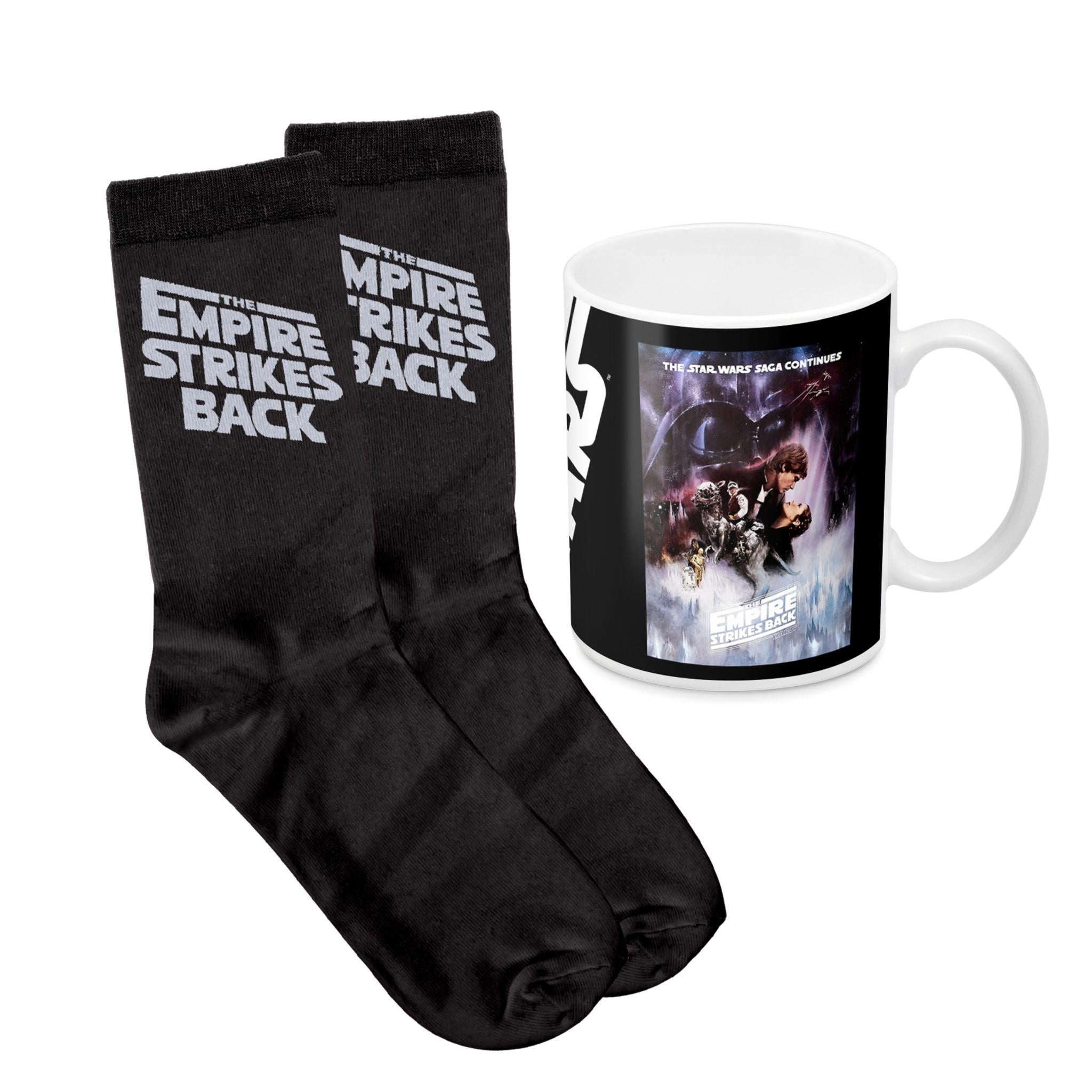 star wars: empire strikes back - mug & sock pack