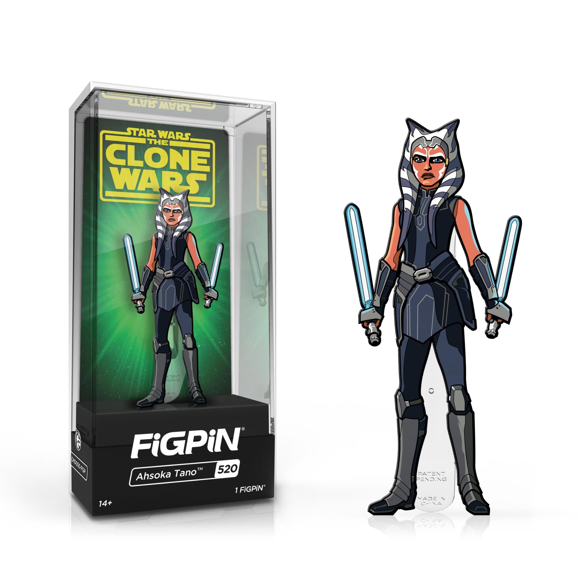 figpin clone wars: ahsoka tano 3" collectors