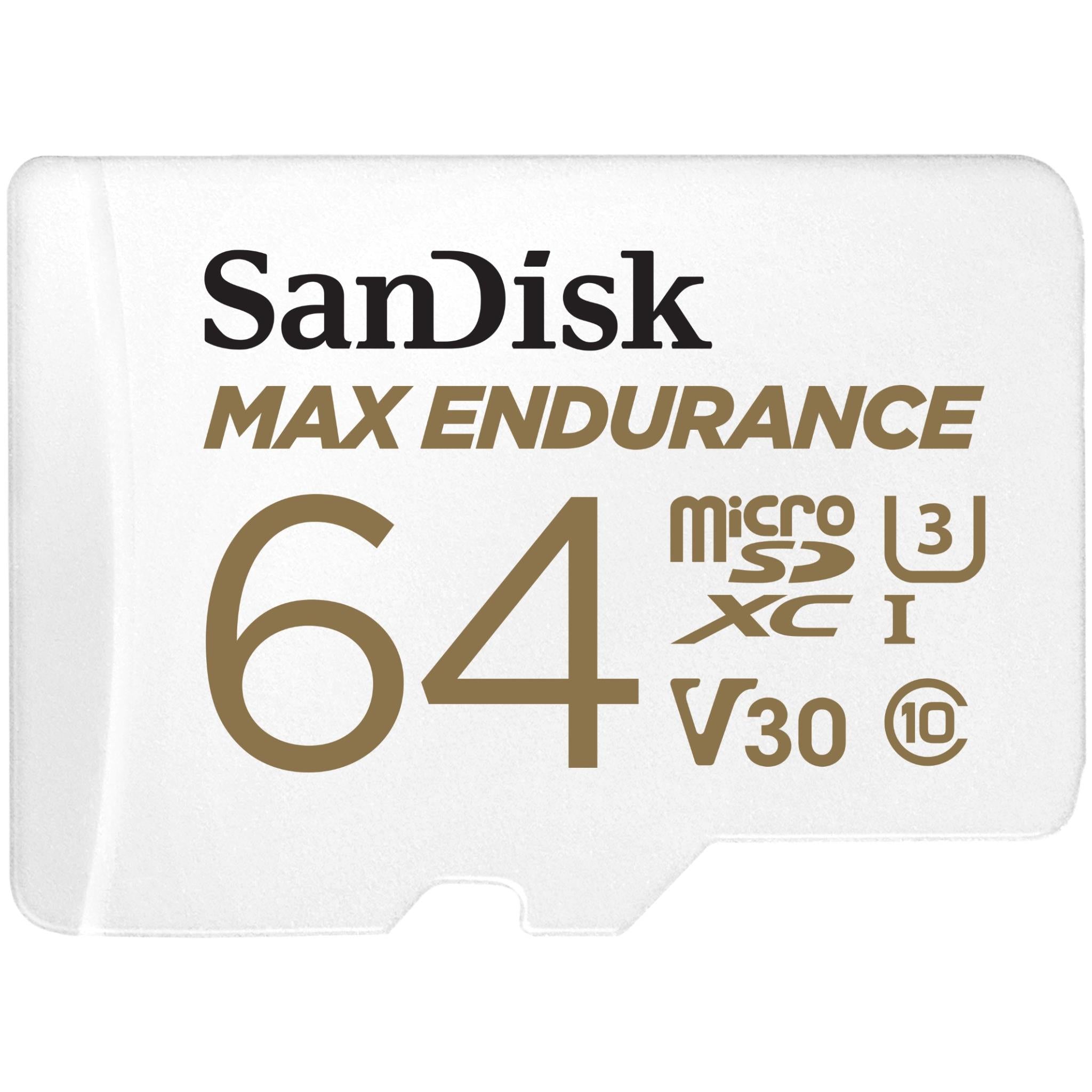 sandisk max endurance microsdxc 64gb memory card