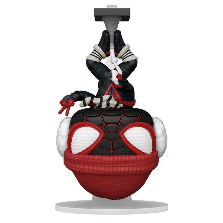 marvel's spider-man: miles morales - winter suit hanging pop! vinyl