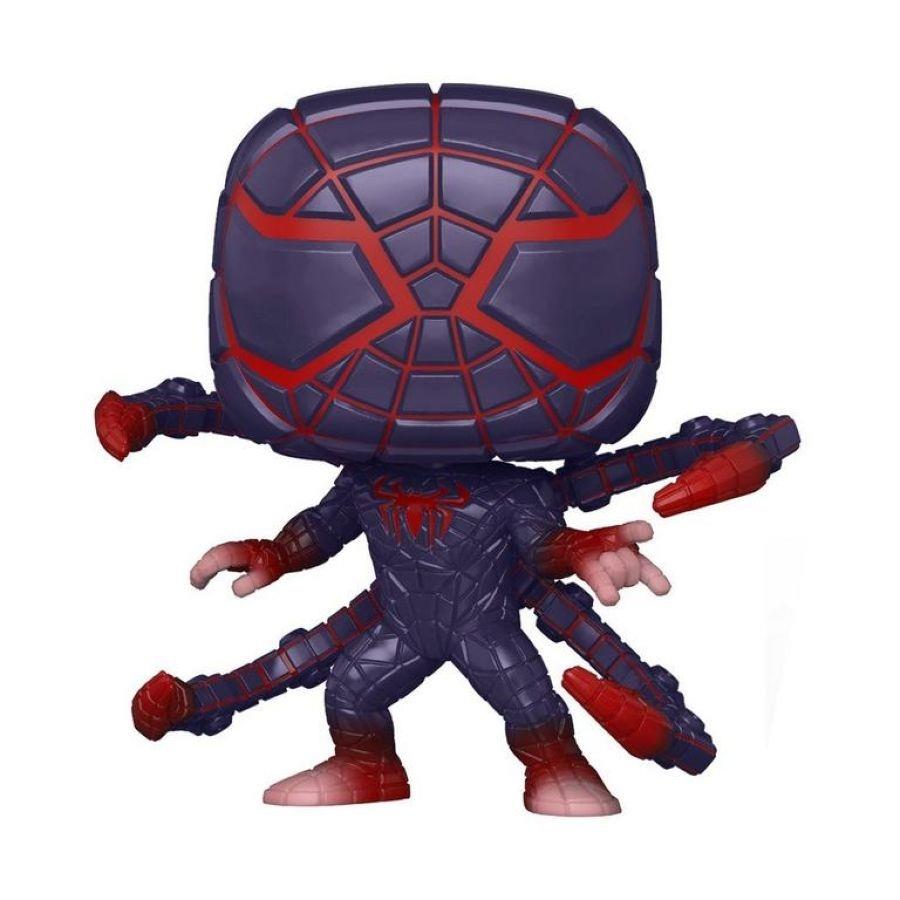 marvel's spider-man: miles morales - programmable matter suit glow pop! vinyl