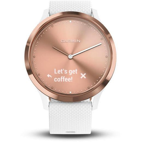 Garmin Vivomove HR Hybrid Watch (Rose 