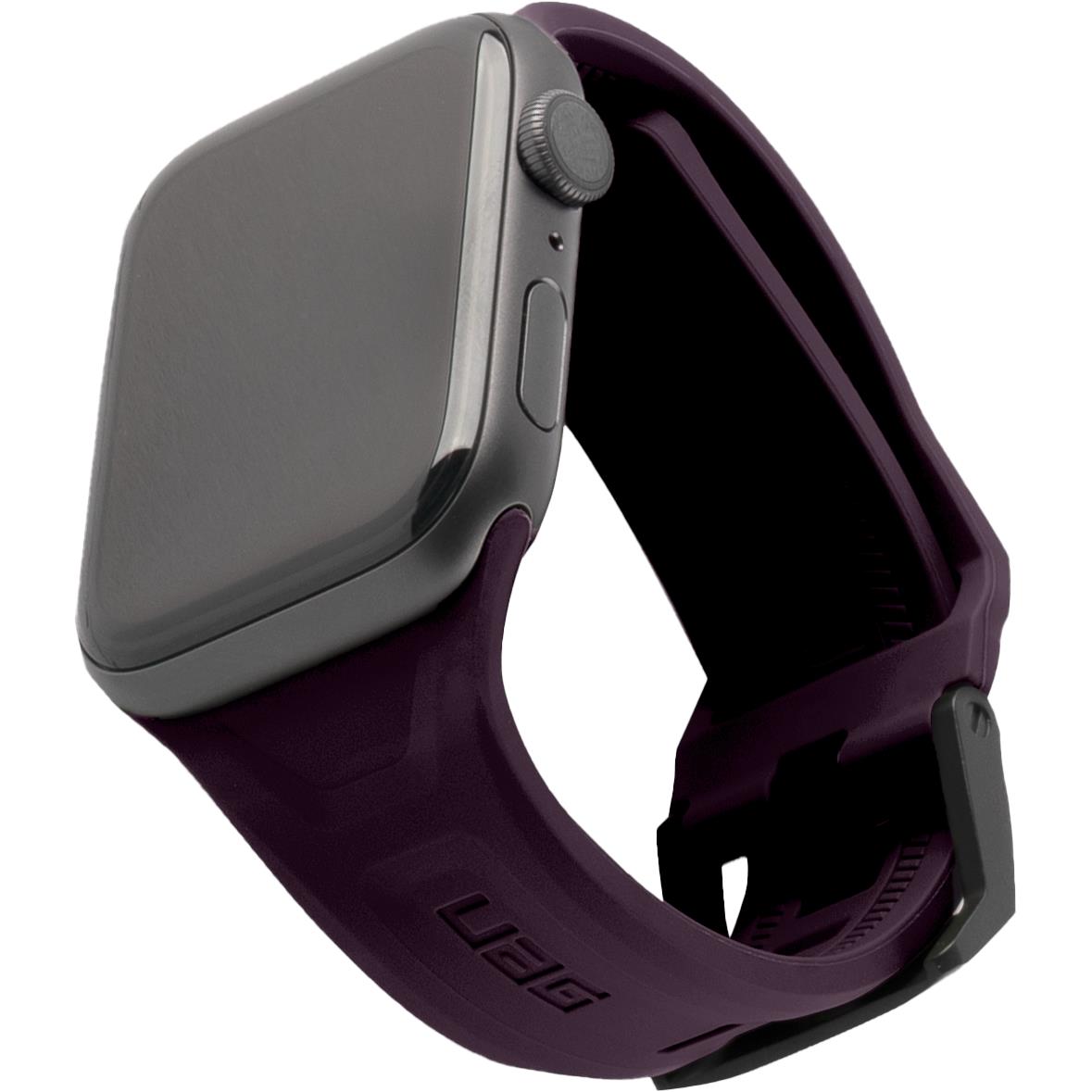 uag scout strap for apple watch [38-40mm] (eggplant)