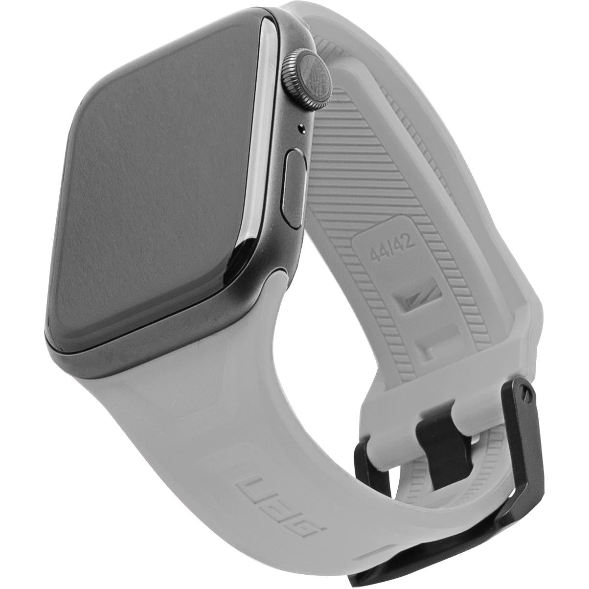 uag scout strap for apple watch [38-40mm] (silver)