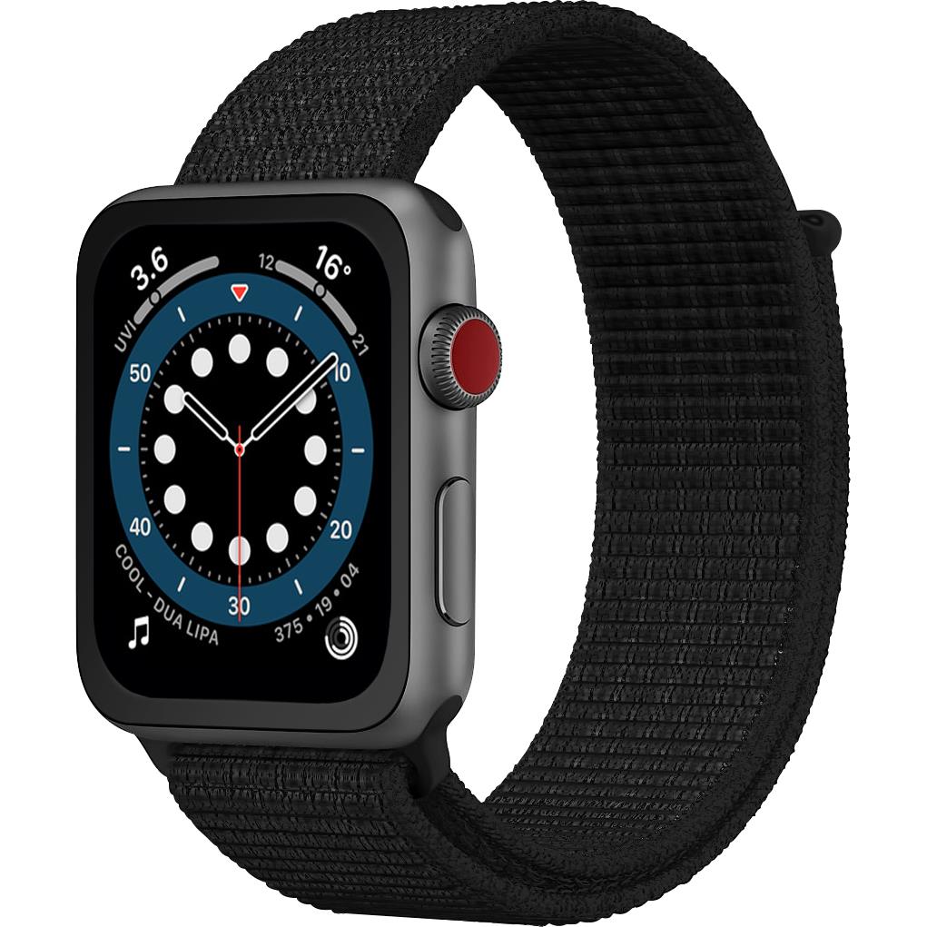 3sixt nylon weave band for apple watch [38/40mm] (black)