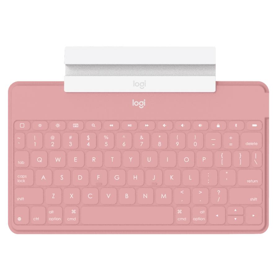 logitech keys-to-go portable bluetooth keyboard (pink)