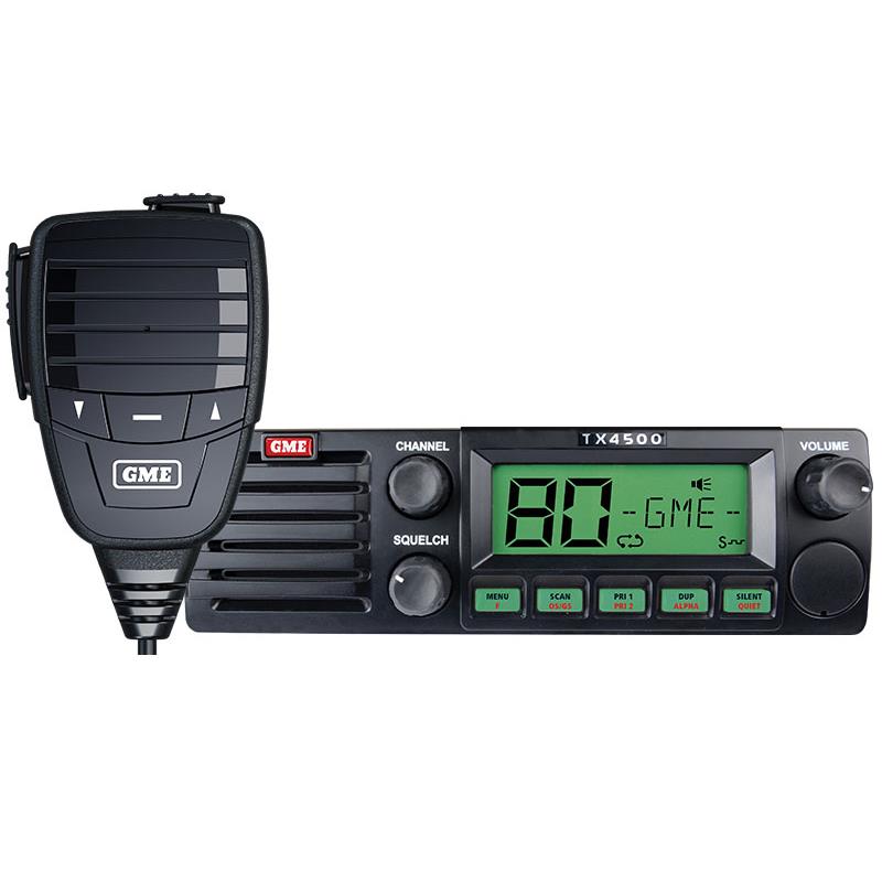 gme tx4500s dsp din size uhf radio with scansuite