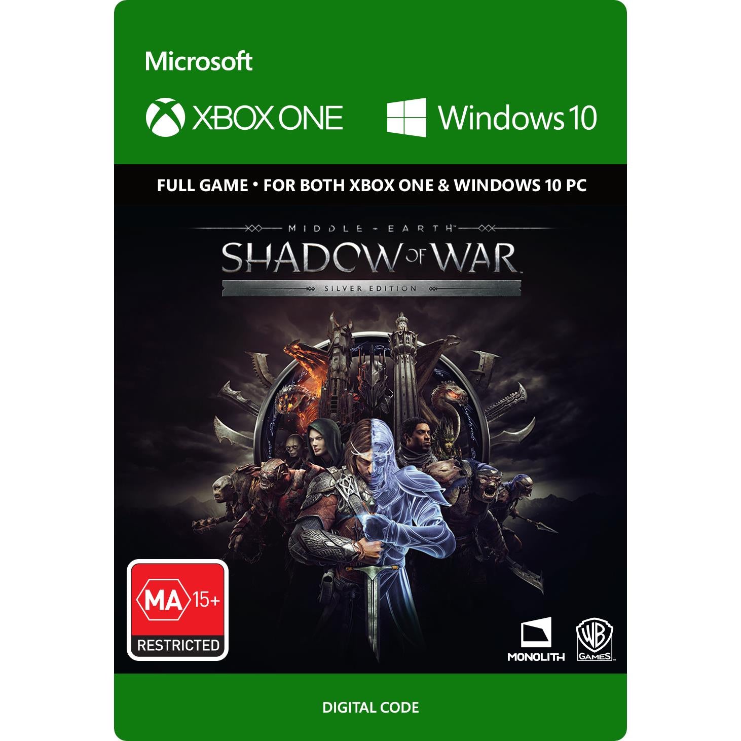 middle-earth: shadow of war silver edition (digital download)