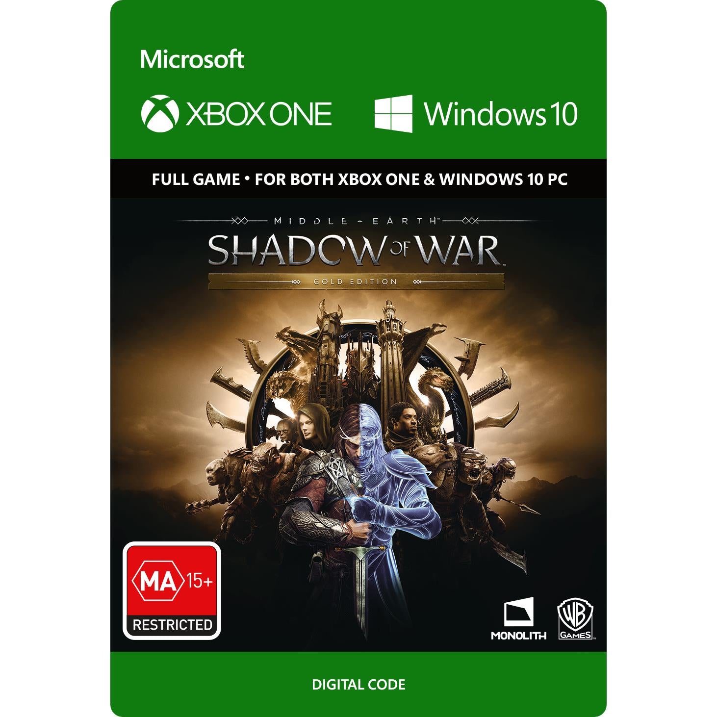 middle-earth: shadow of war gold edition (digital download)