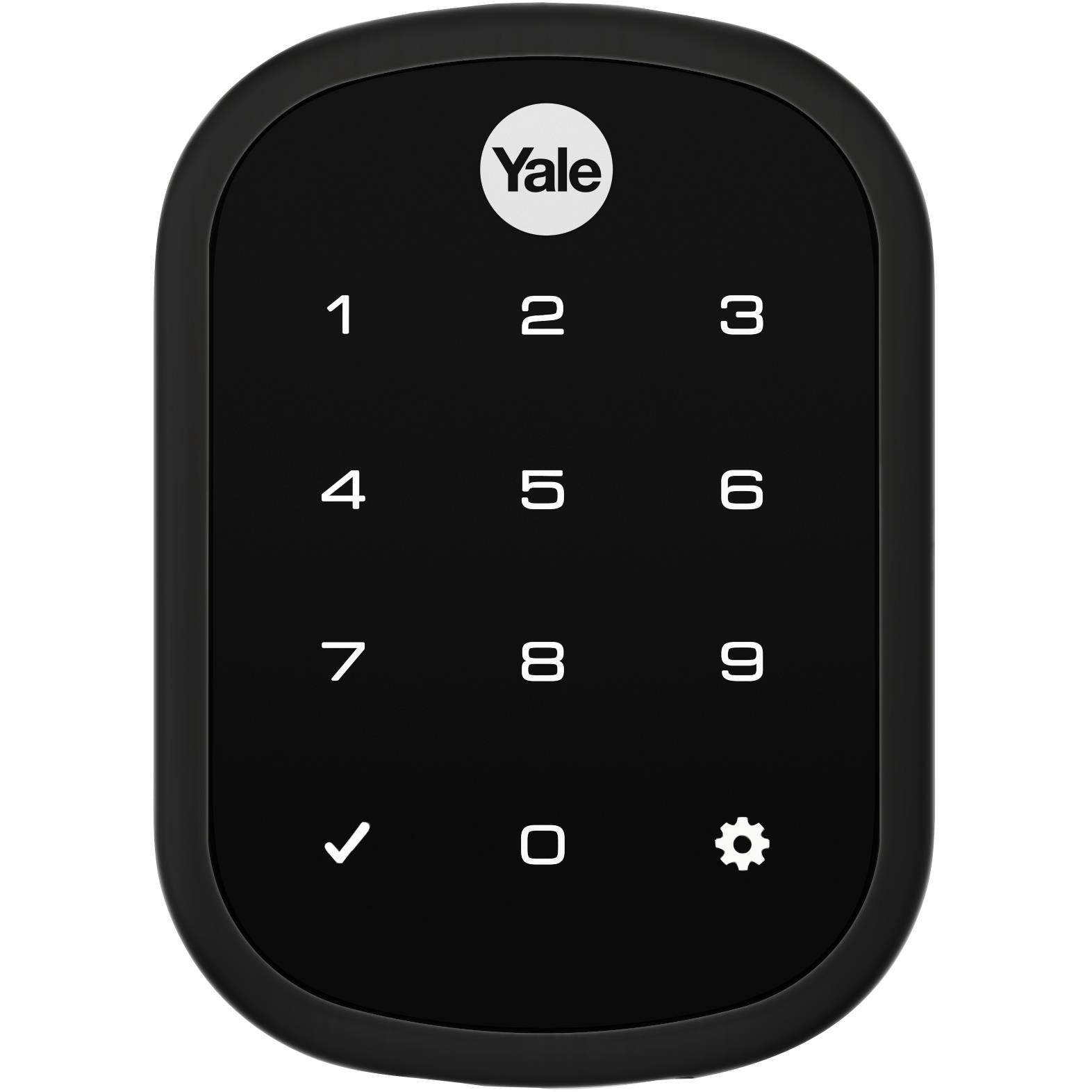 yale assure lock sl digital deadbolt (matt black)