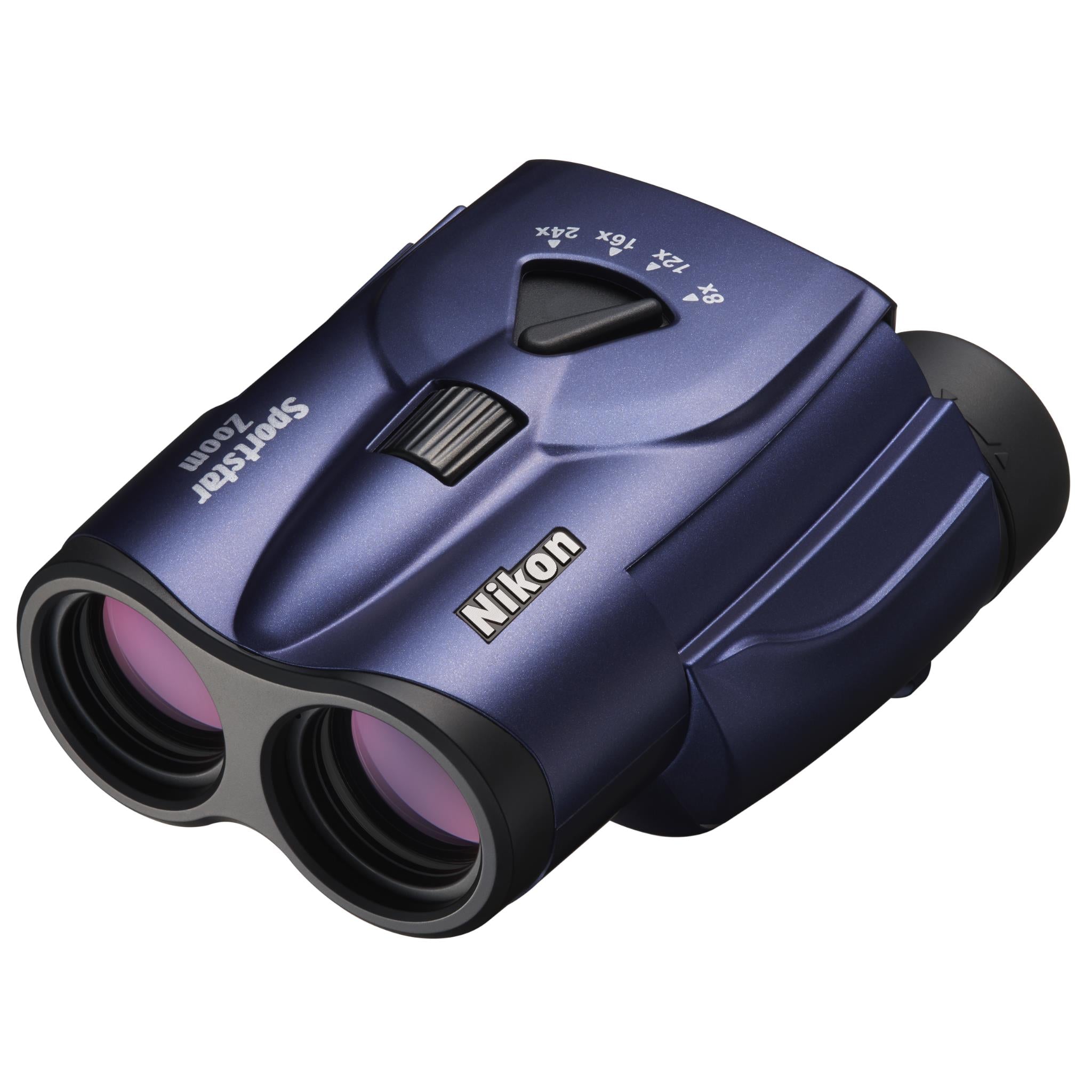 nikon sportstar zoom 8-24x25 binoculars (dark blue)