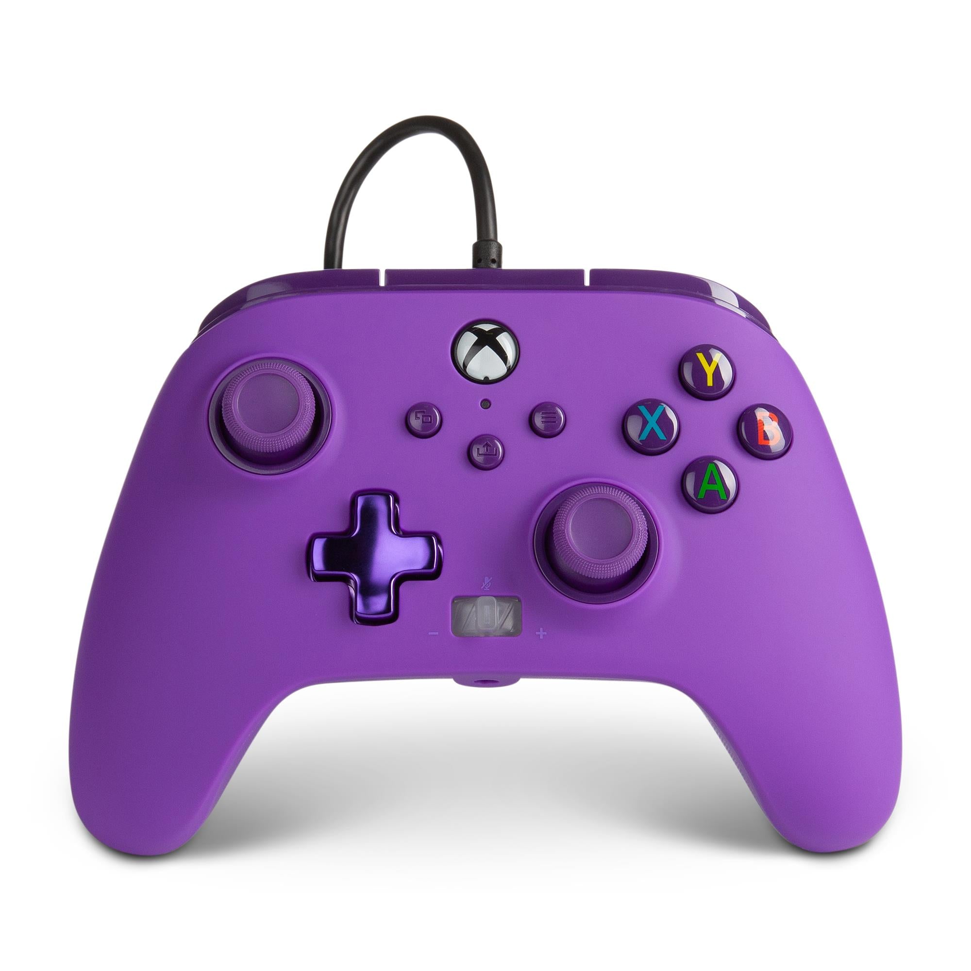 powera enhanced wired controller for xbox series x/s  (royal purple)