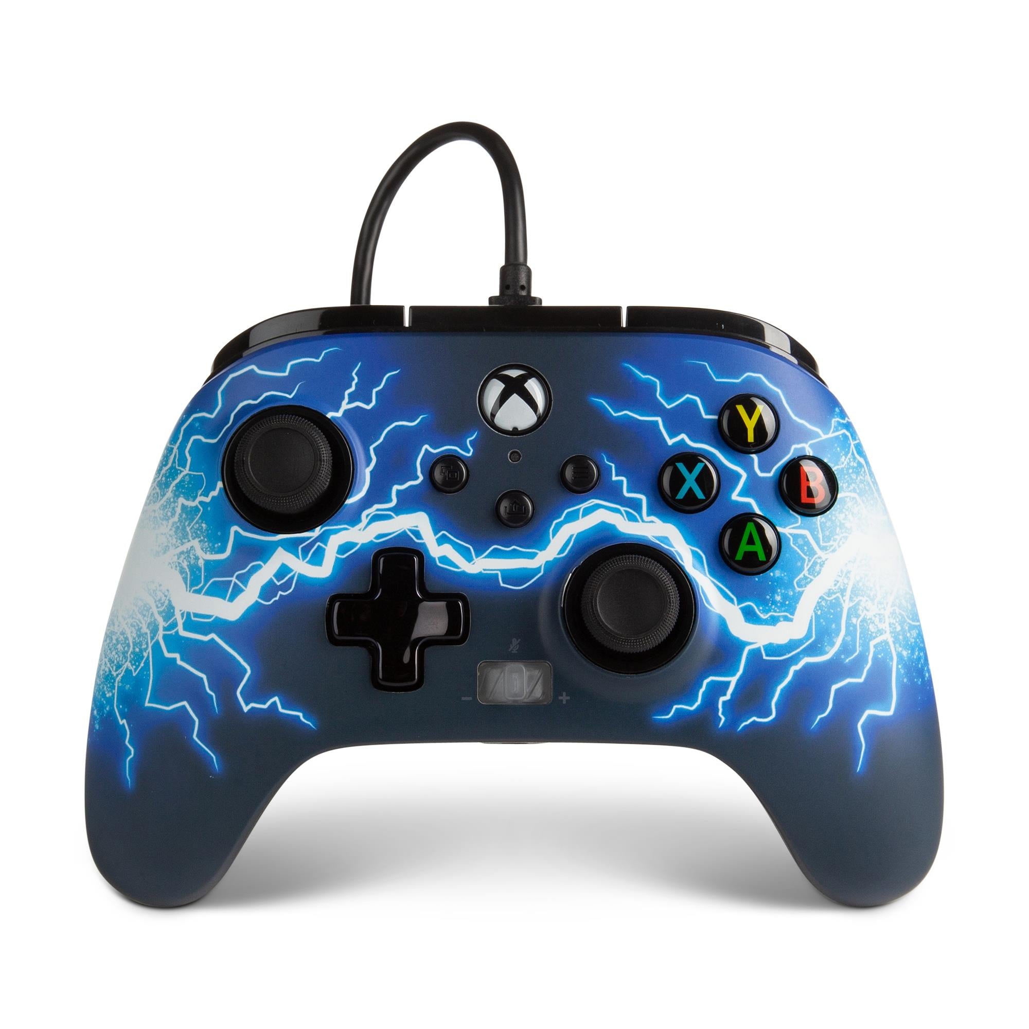 powera enhanced wired controller for xbox series x/s (arc lightning)