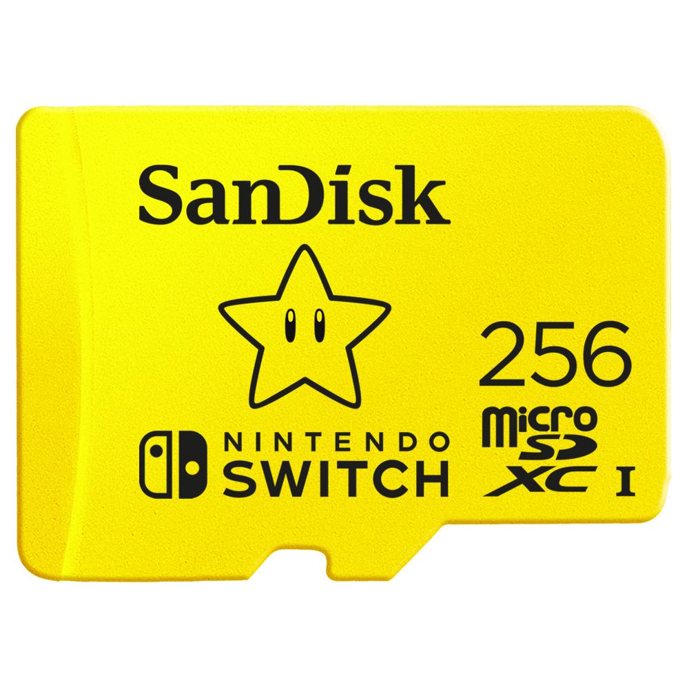 sandisk nintendo switch microsd 256gb memory card