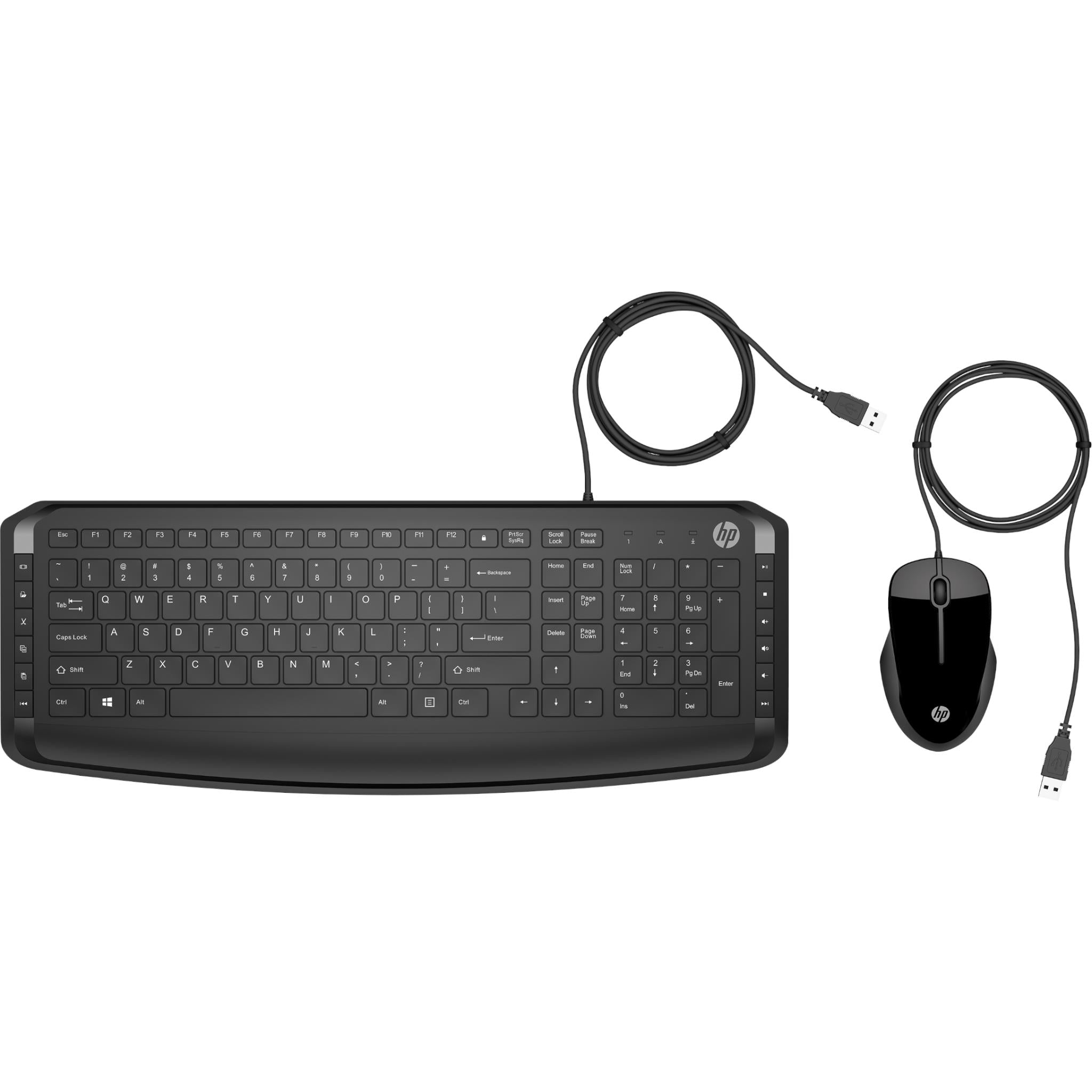 hp 200 pavillion wired keyboard and mouse combo