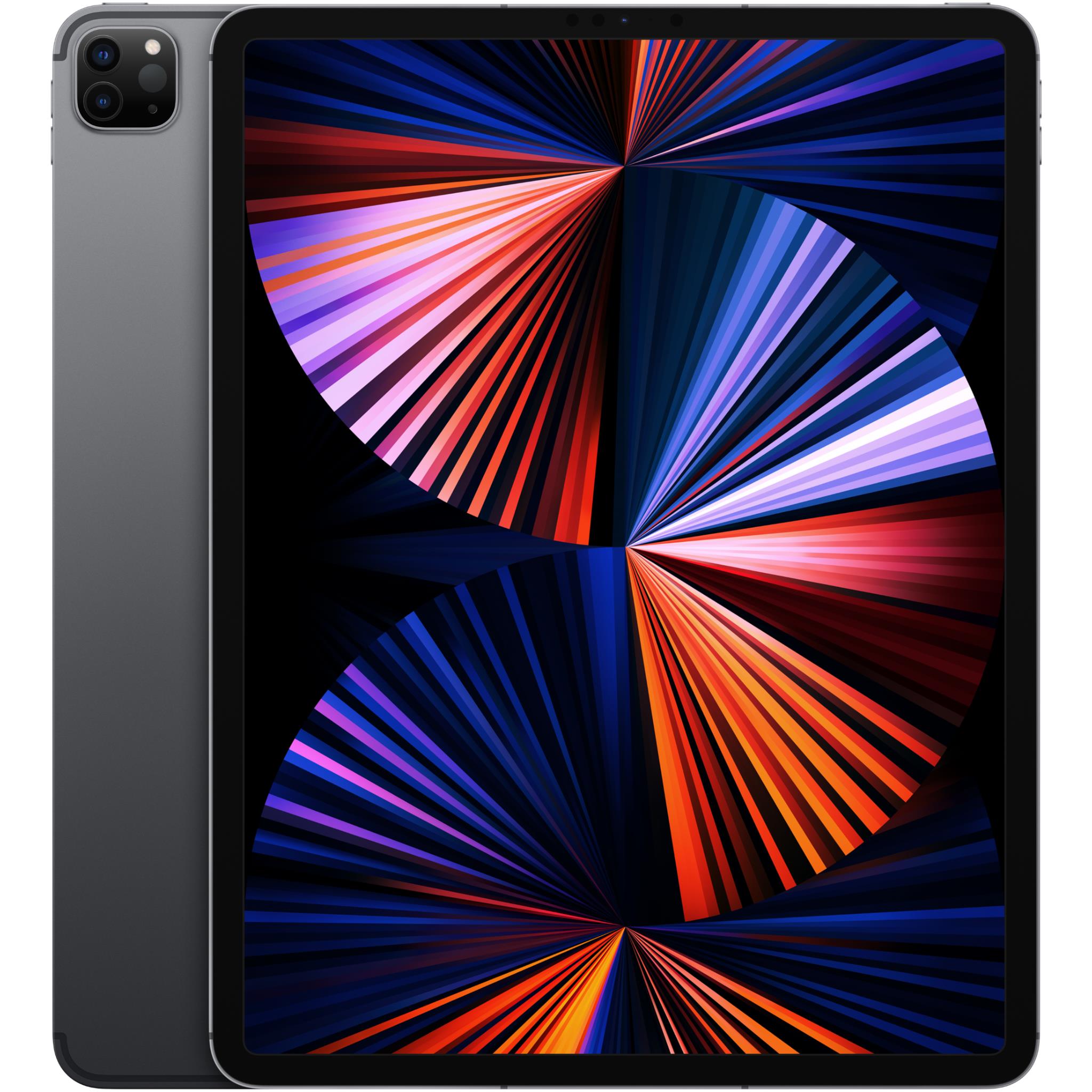 apple ipad pro 12.9-inch 128gb wi-fi + cellular (space grey) [2021]