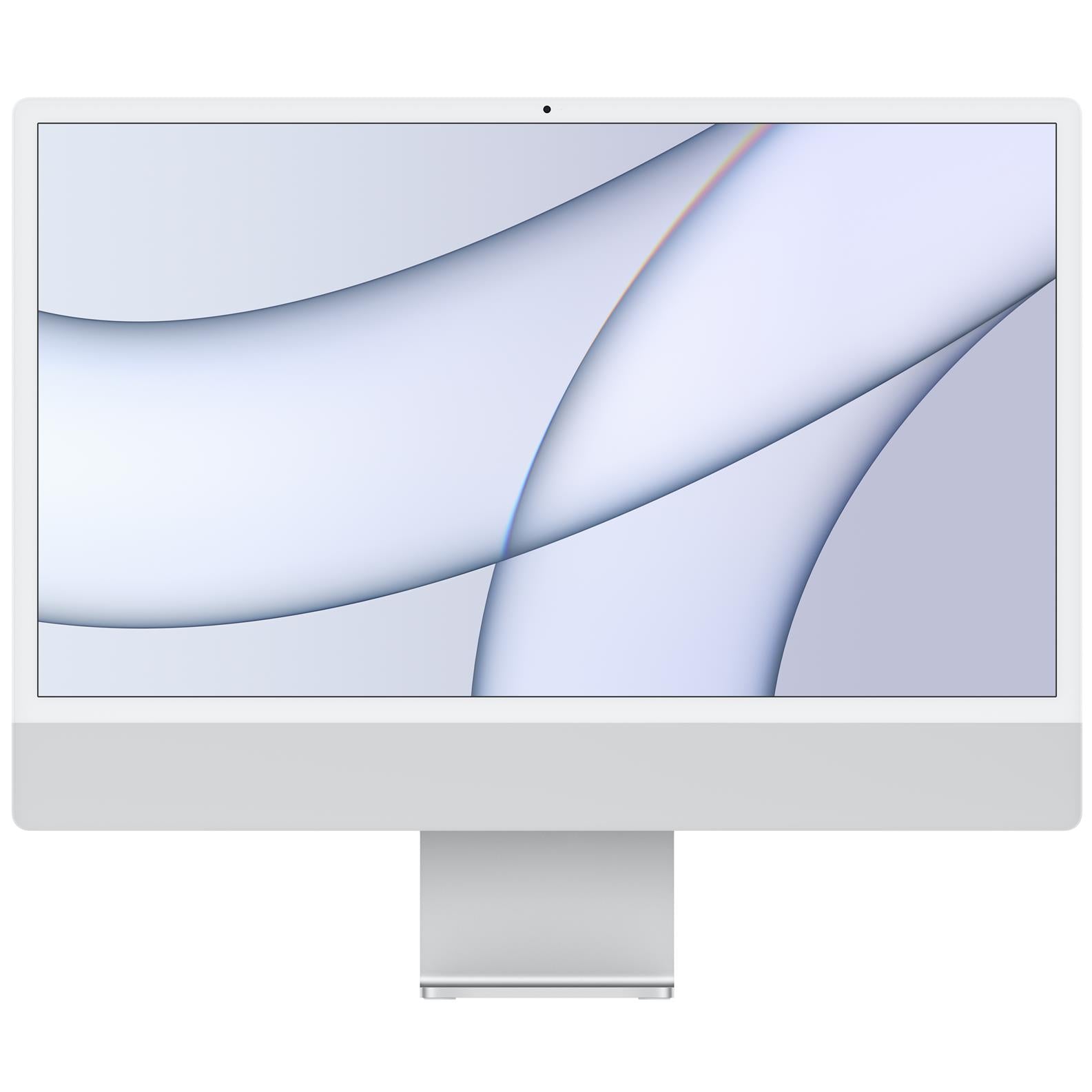 apple imac with retina 4.5k display 24-inch 8-core gpu 512gb (silver) [2021]