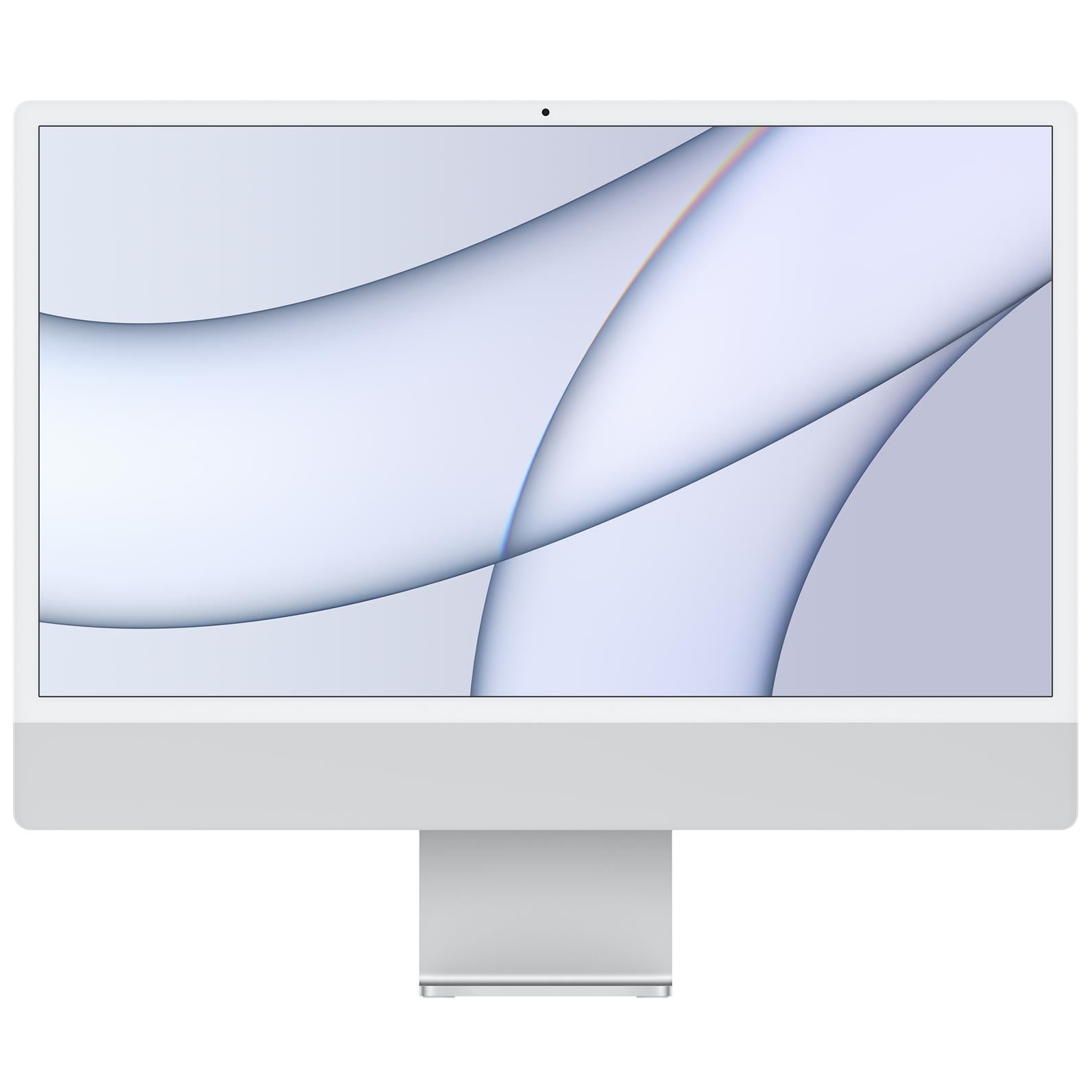 apple imac with retina 4.5k display 24-inch 7-core gpu 256gb (silver) [2021]