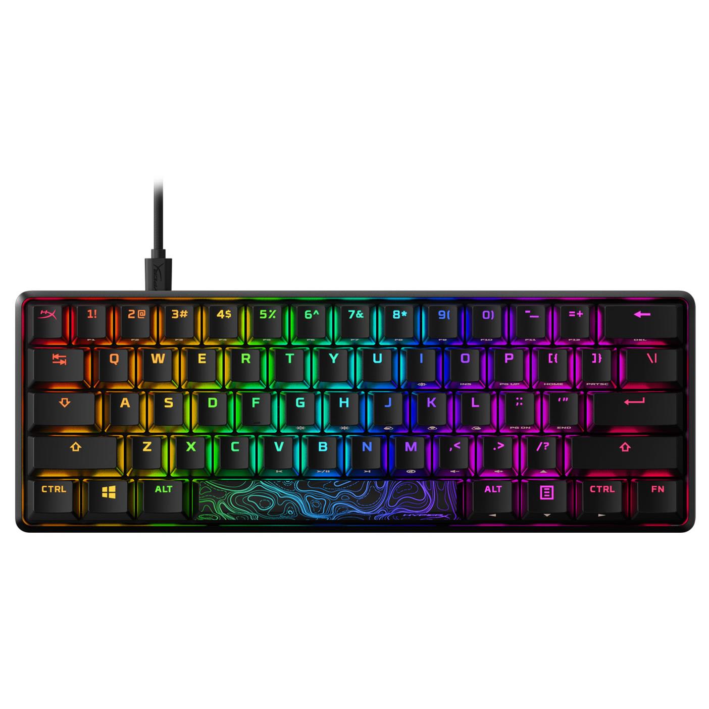 hyperx alloy origins 60 mechanical gaming keyboard (red switch linear)