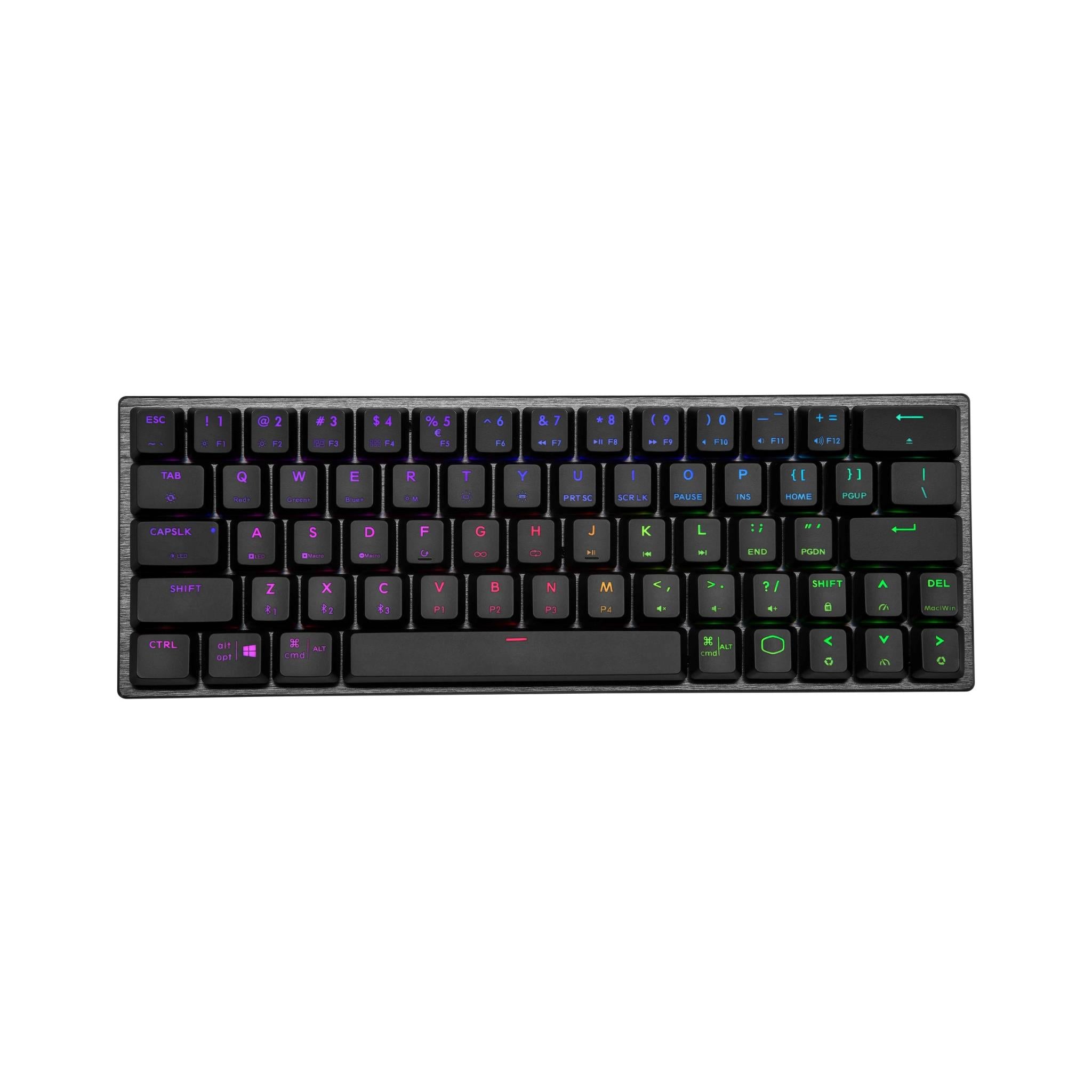 cooler master sk622 rgb hybrid gaming keyboard (brown switch)