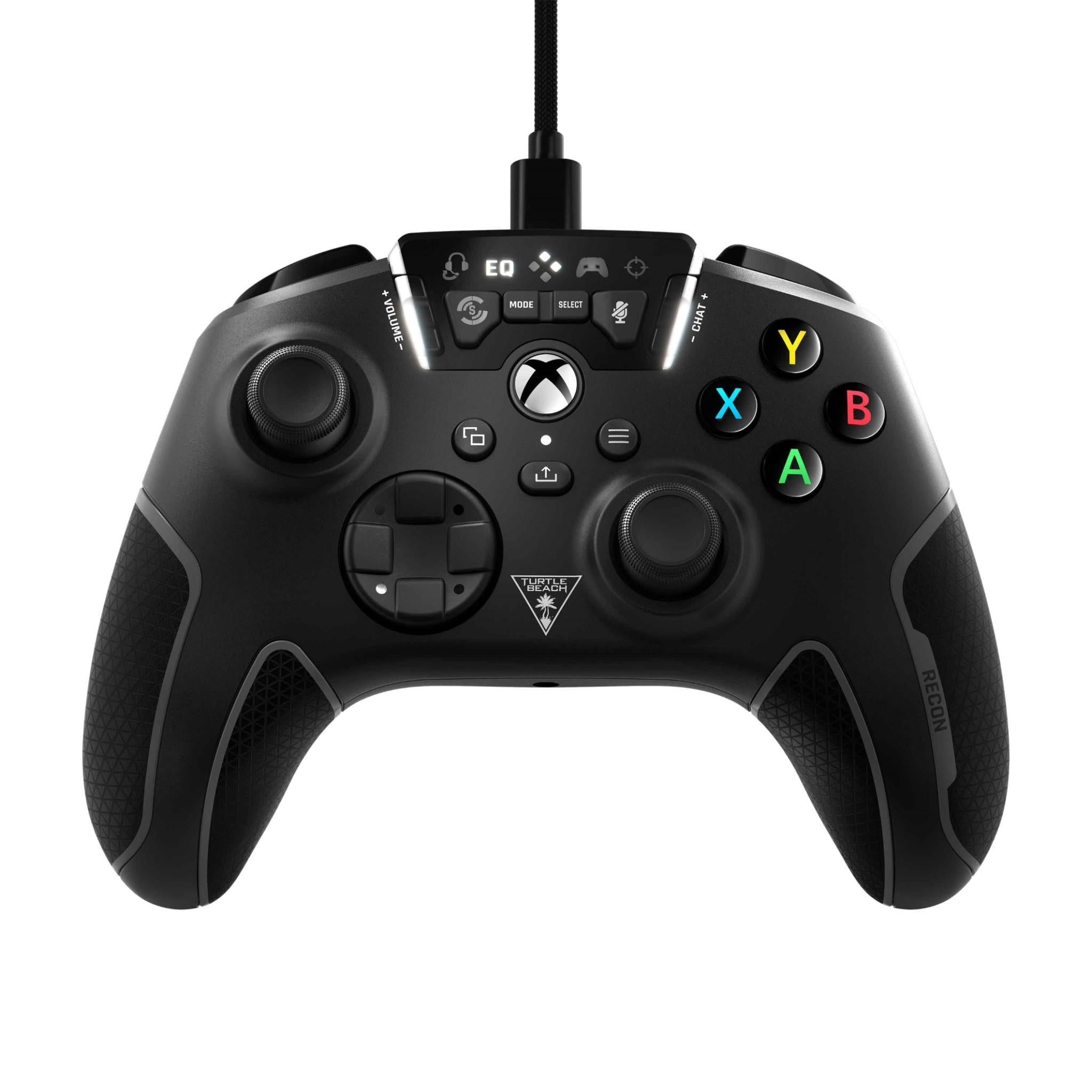 turtle beach recon wired controller (black) for xbox series x|s & xbox one or windows 10 pc