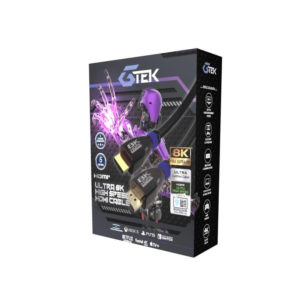 gtek  ultra high speed 8k hdmi 2.1 5m cable