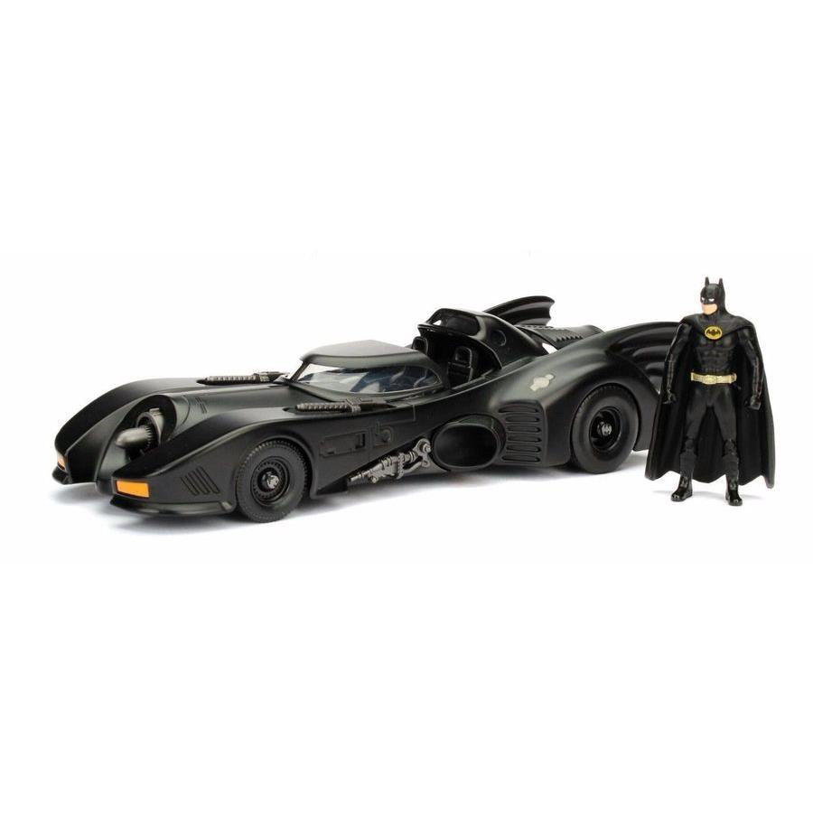 Batman 1989 - Batmobile 1:24 with Batman Vehicle Replica - JB Hi-Fi