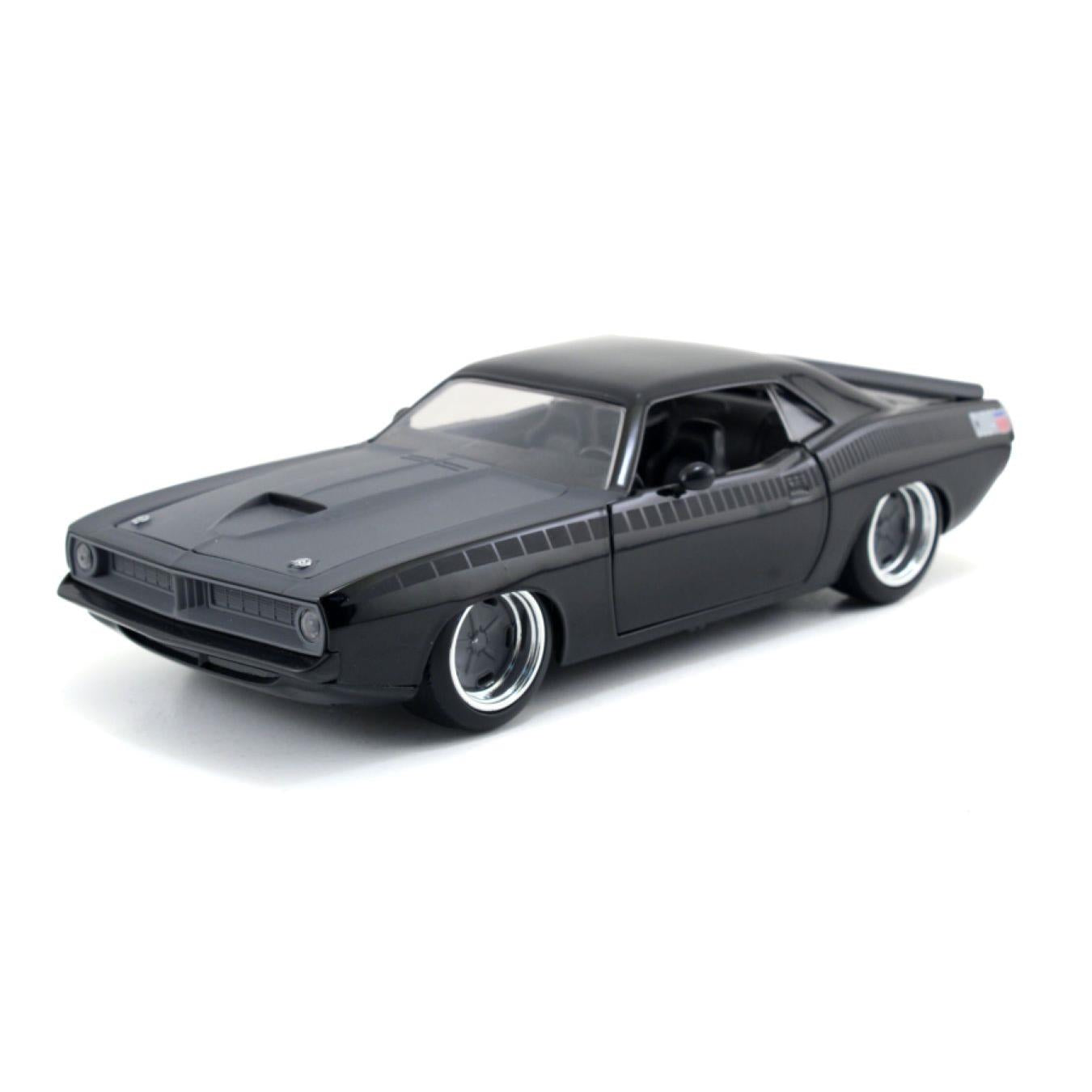 fast and furious - 1973 plymouth barracuda 1:24 scale hollywood ride vehicle replica