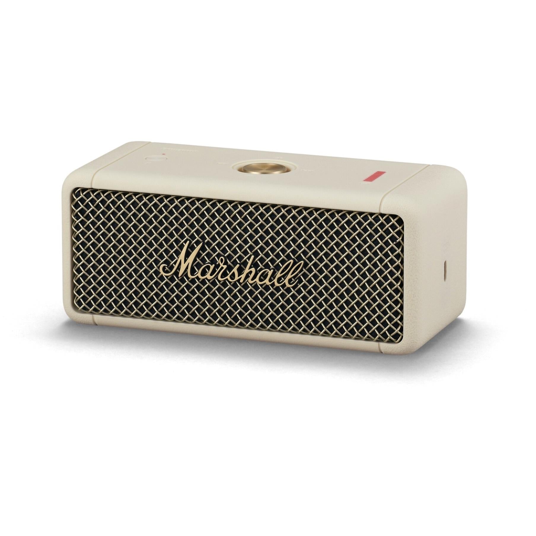 marshall emberton ii  portable bluetooth speaker (cream)