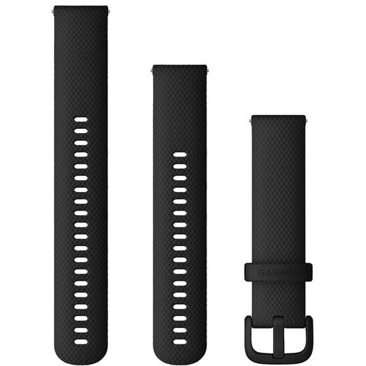 garmin venu sq replacement band 20mm (black)