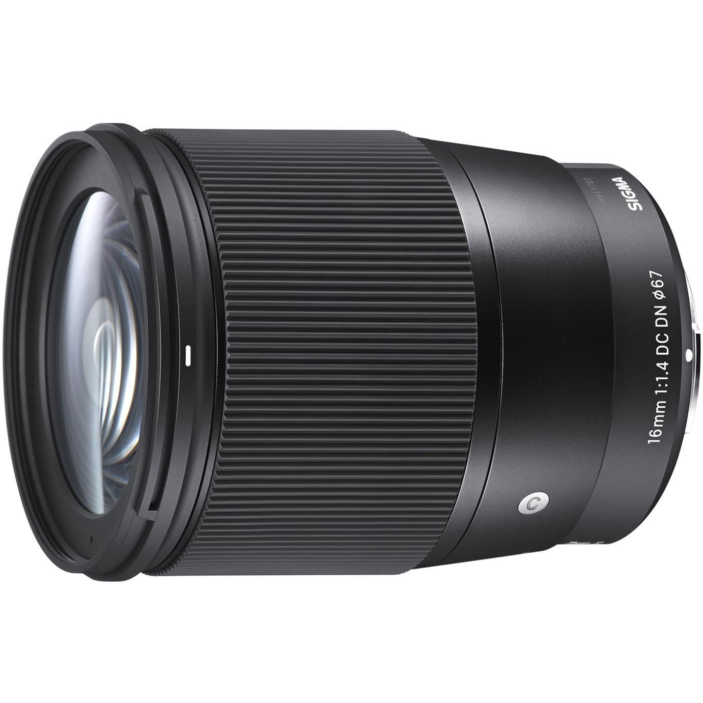sigma 16mm f/1.4 dc dn contemporary lens for sony e-mount