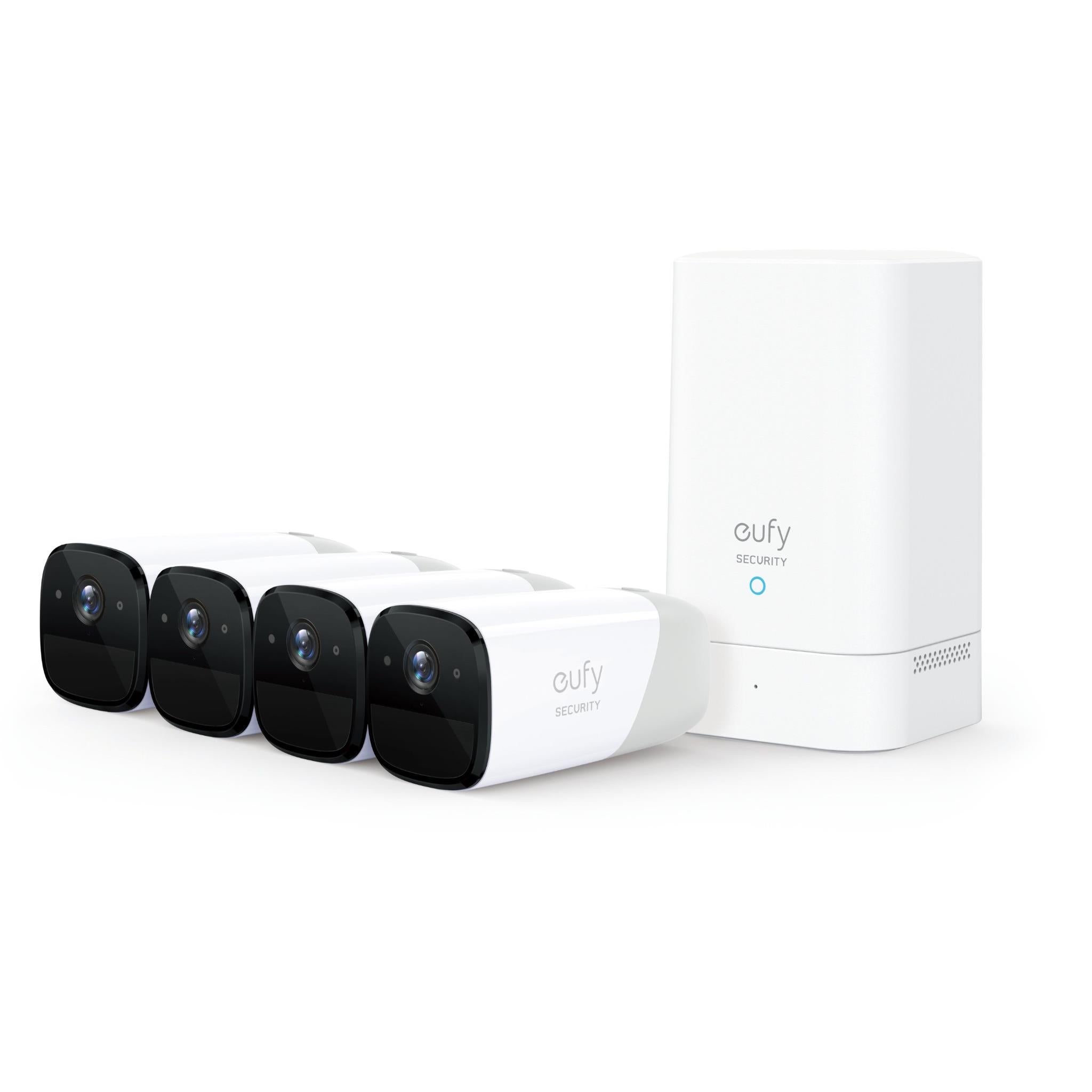 eufy security cam 2 pro 2k wireless home security system (4 pack)