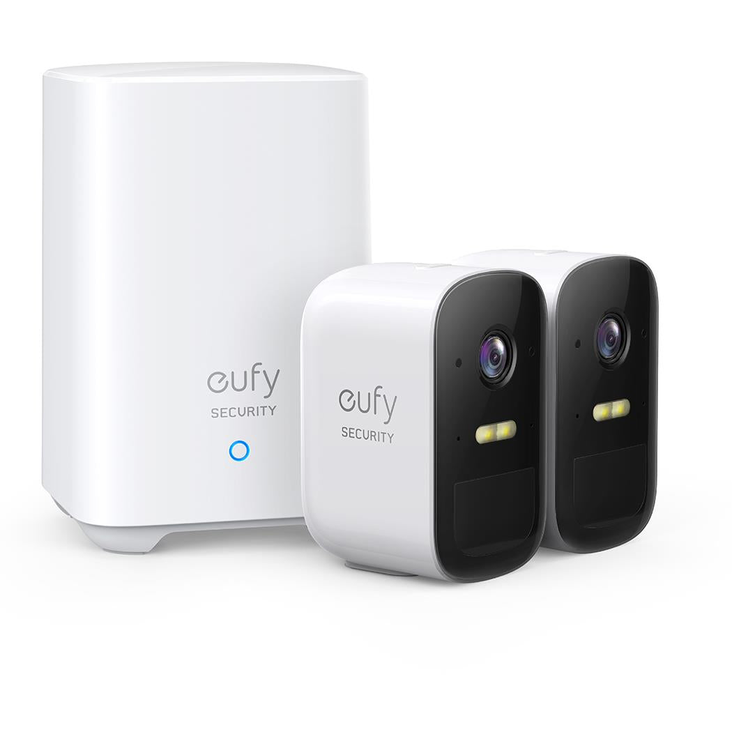eufy security eufycam 2c pro 2k wireless home security system (2 pack)