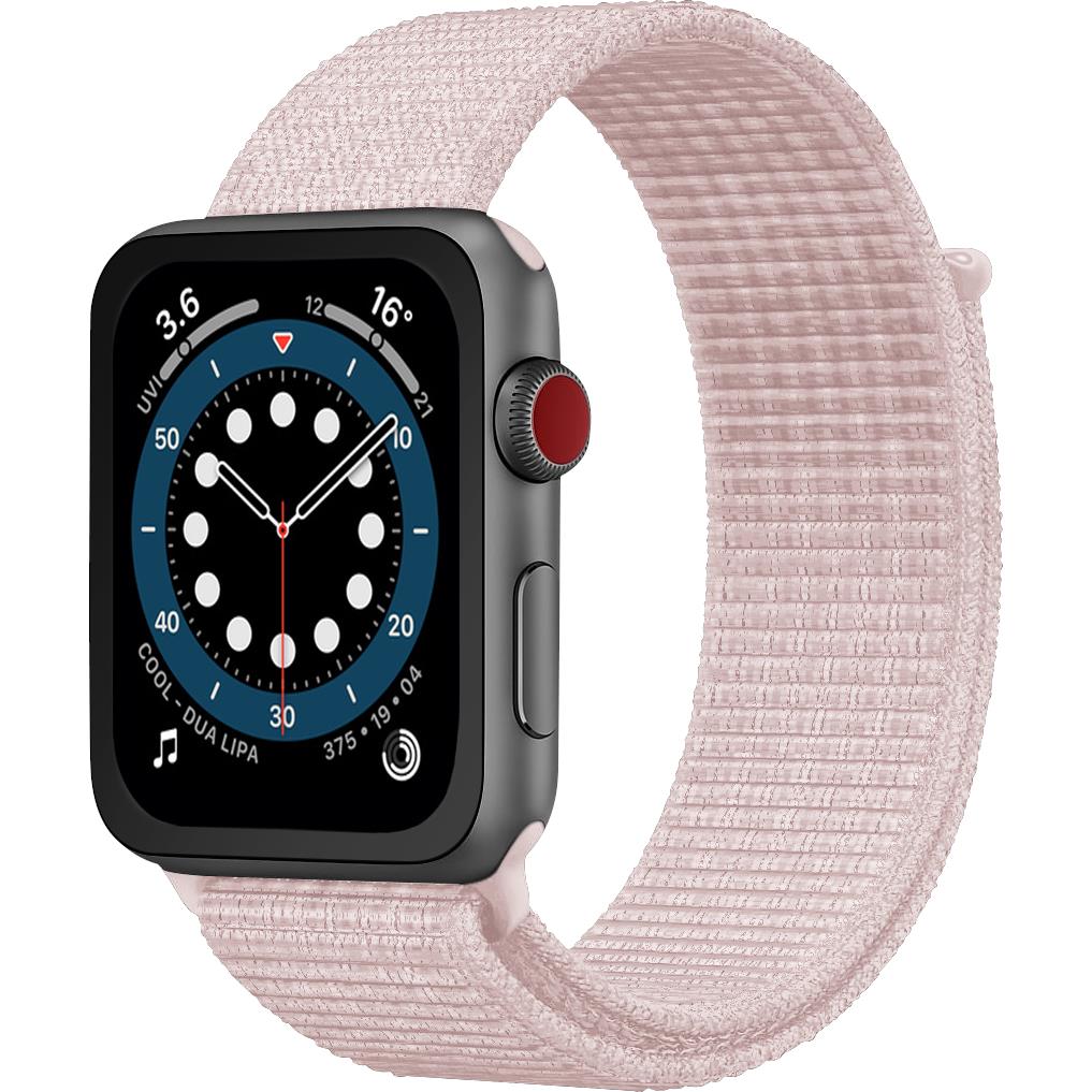 3sixt nylon weave band for apple watch [38/40mm] (pink)