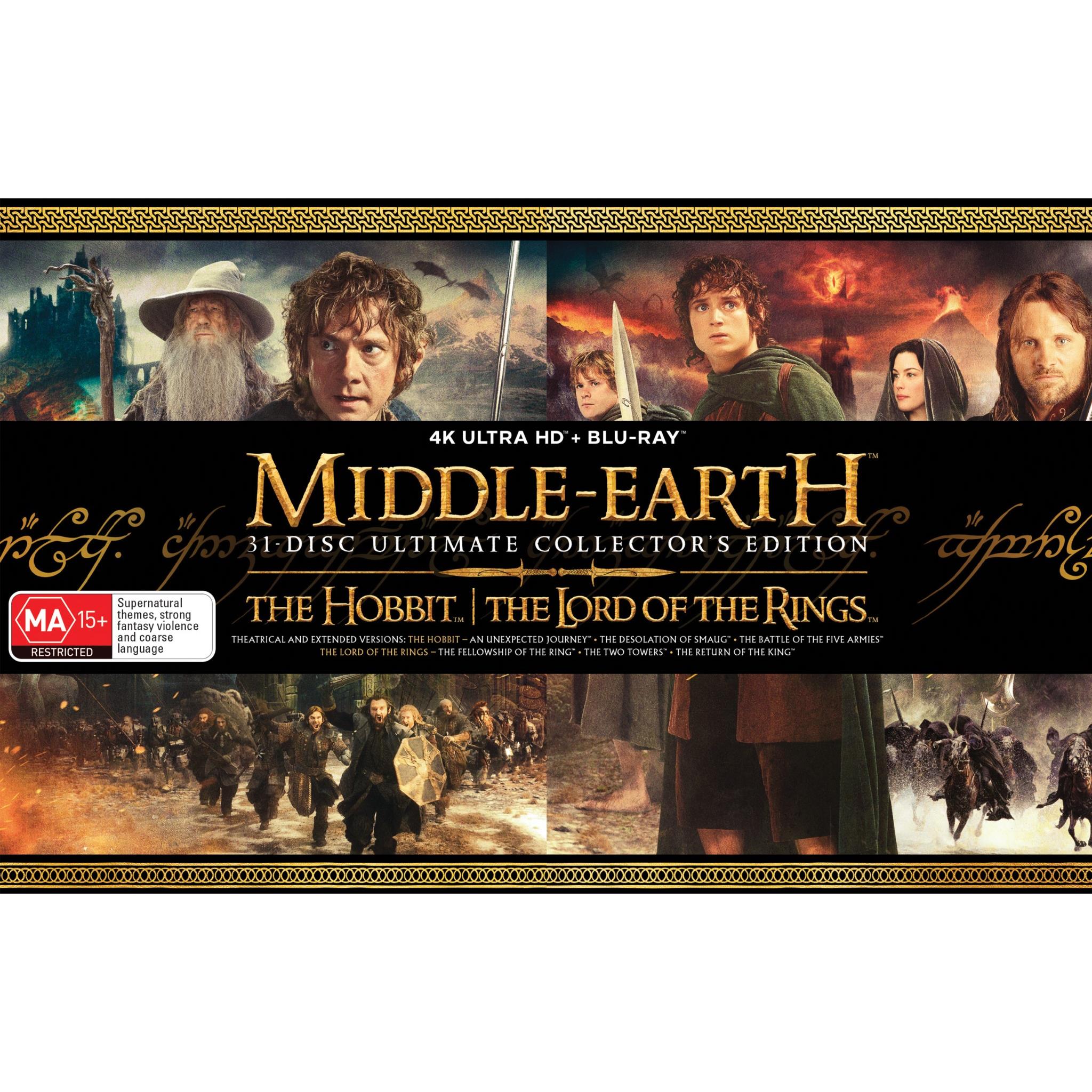 middle earth 6-film ultimate collector's edition (limited edition)